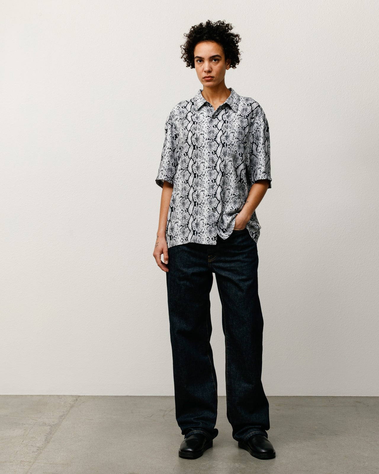 Python SS Shirt – Grey | Tops & Shirts | Stüssy