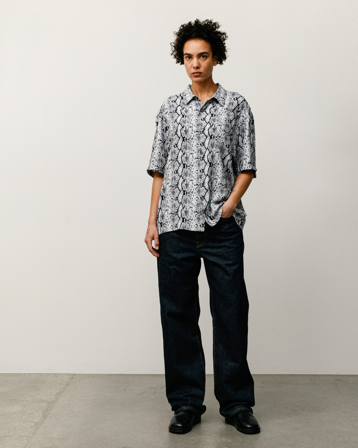Python SS Shirt – Grey | Tops & Shirts | Stüssy