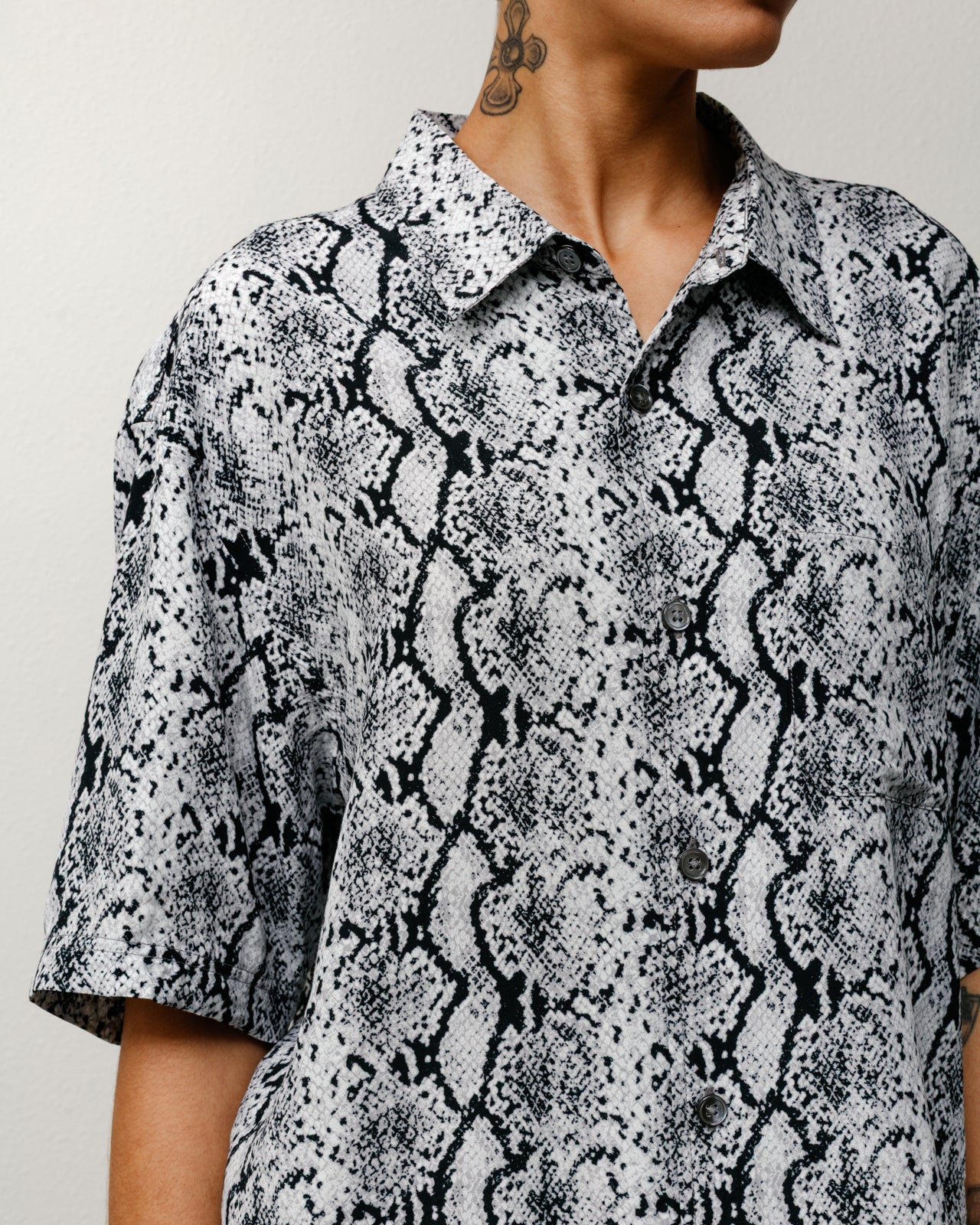 Python SS Shirt – Grey | Tops & Shirts | Stüssy