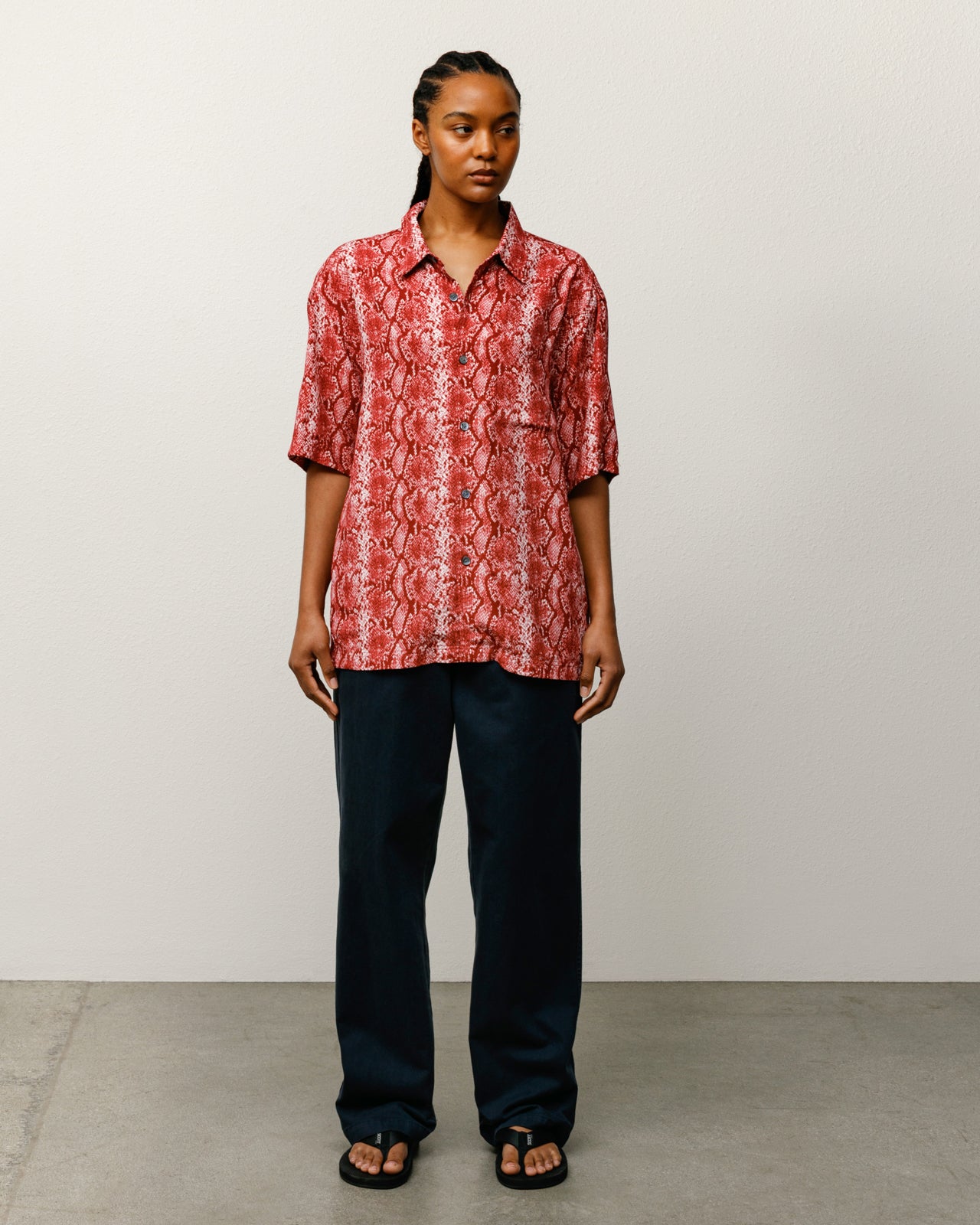 Python SS Shirt – Red | Tops & Shirts | Stüssy