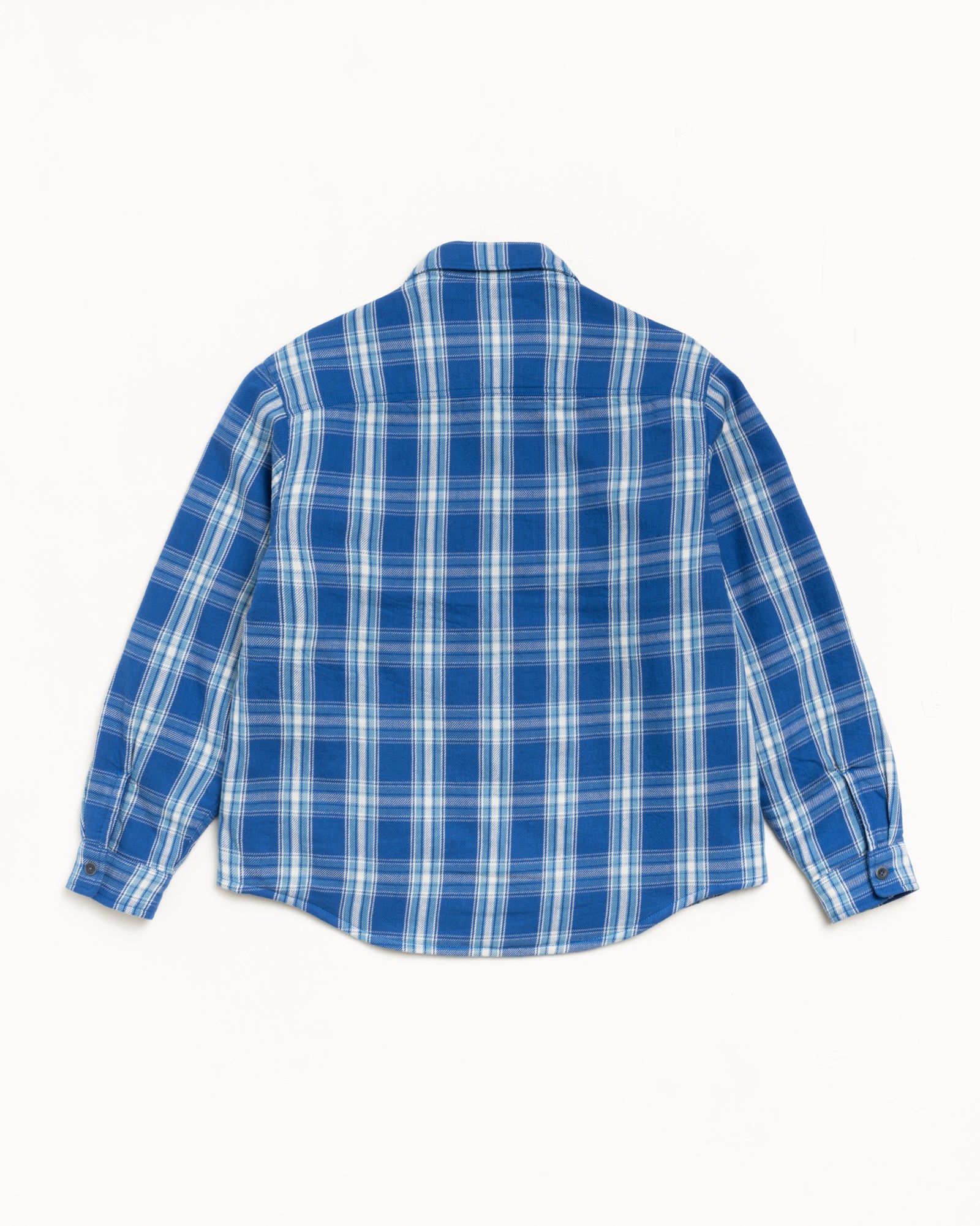 Lau Plaid Shirt Jacket – Blue | Tops & Shirts | Stüssy