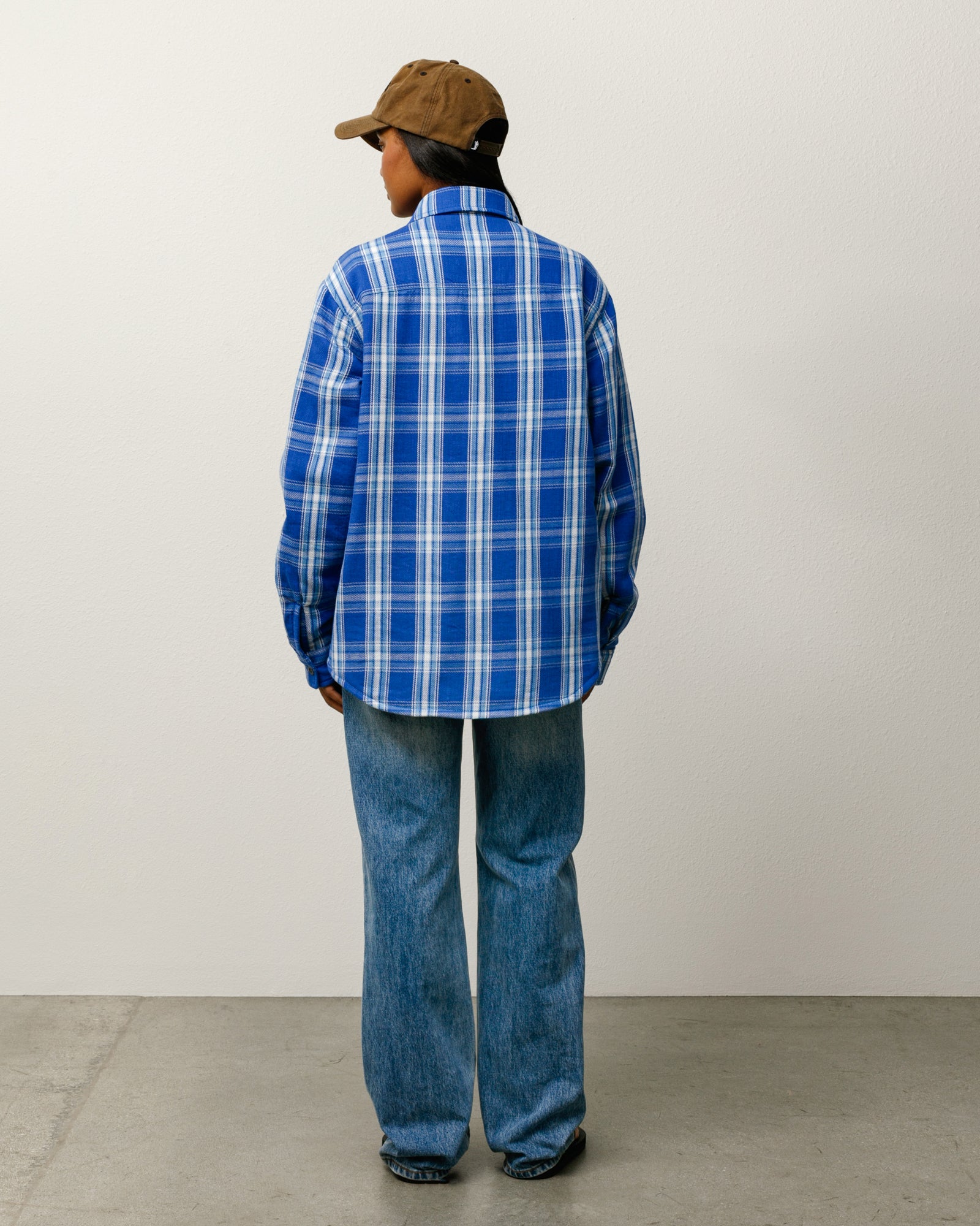 Lau Plaid Shirt Jacket – Blue | Tops & Shirts | Stüssy