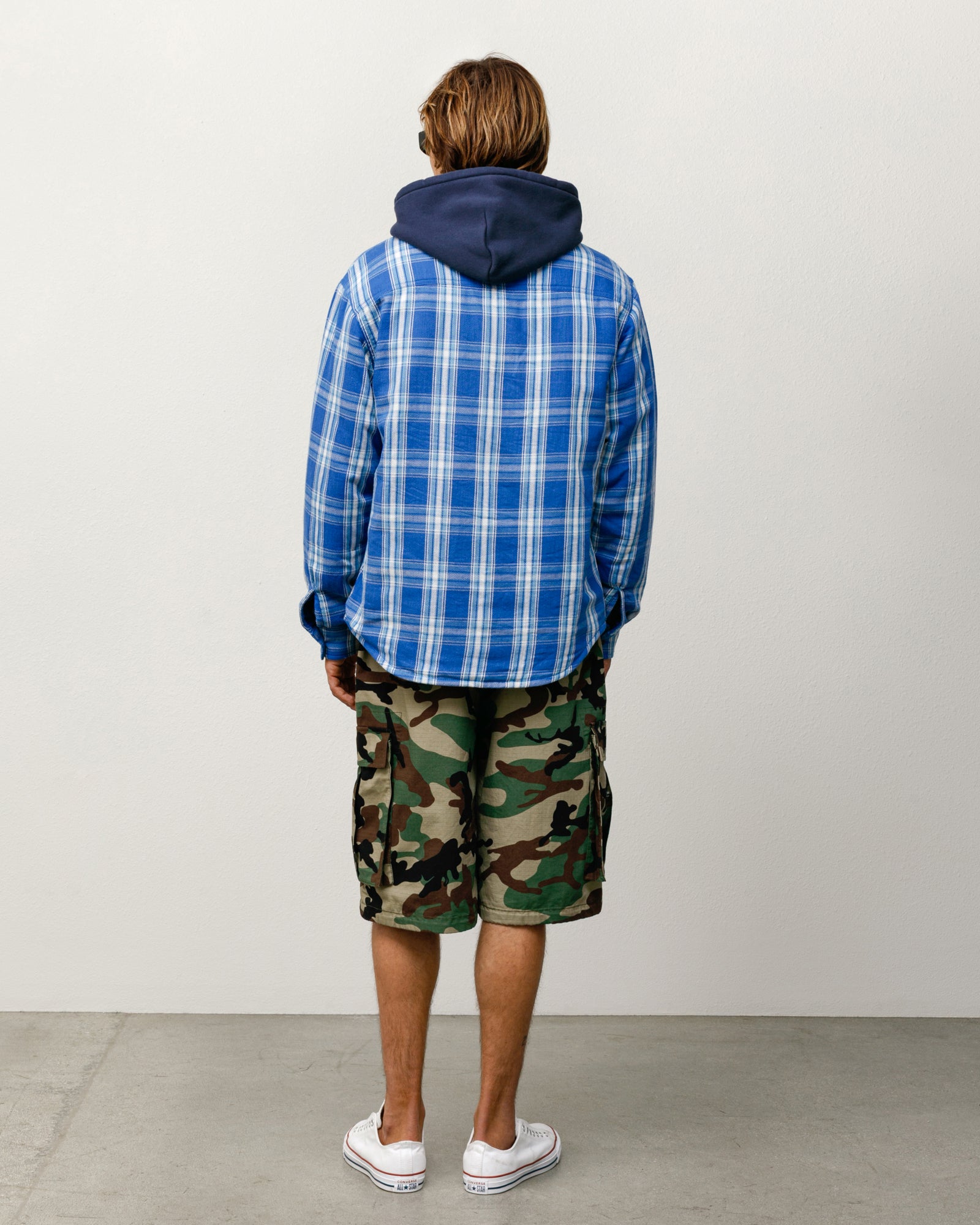 Lau Plaid Shirt Jacket – Blue | Tops & Shirts | Stüssy
