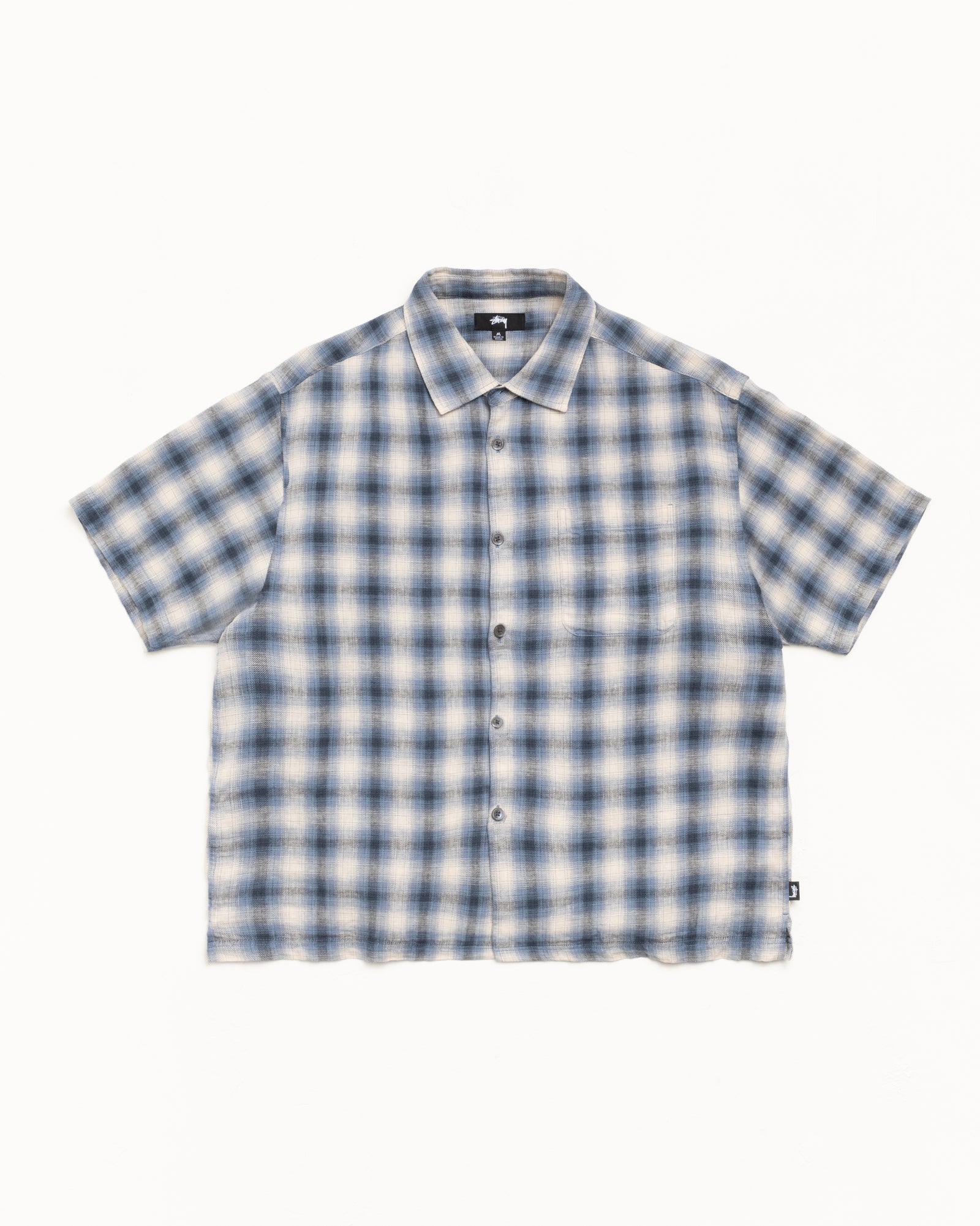 Liam SS Plaid Shirt – Blue | Tops & Shirts | Stüssy