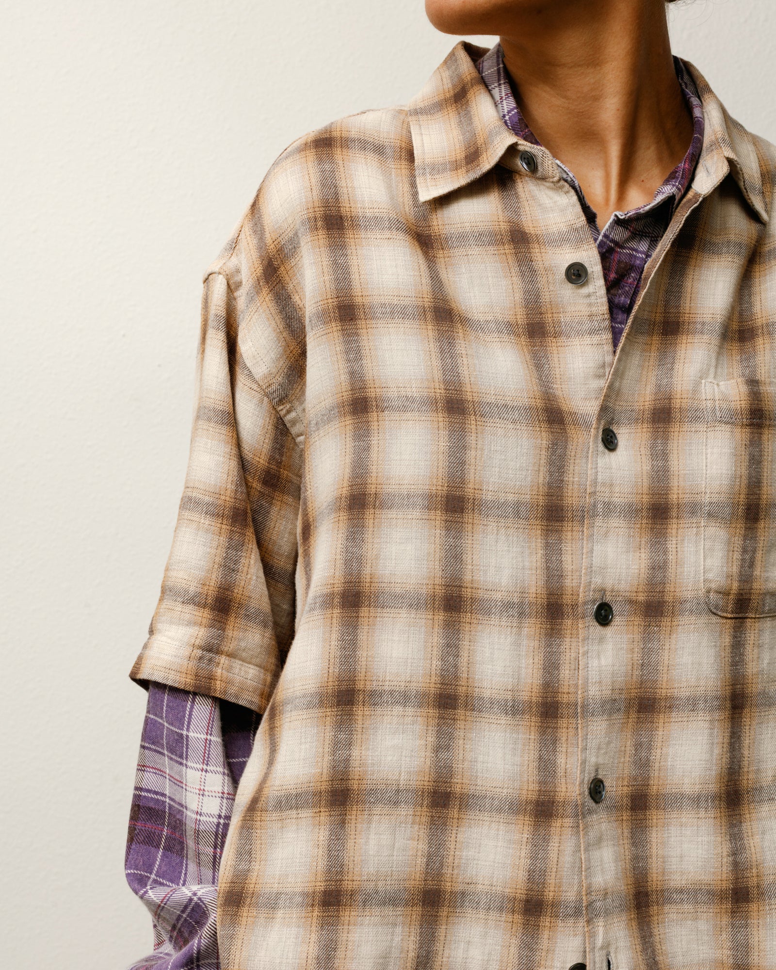 Liam SS Plaid Shirt – Brown | Tops & Shirts | Stüssy