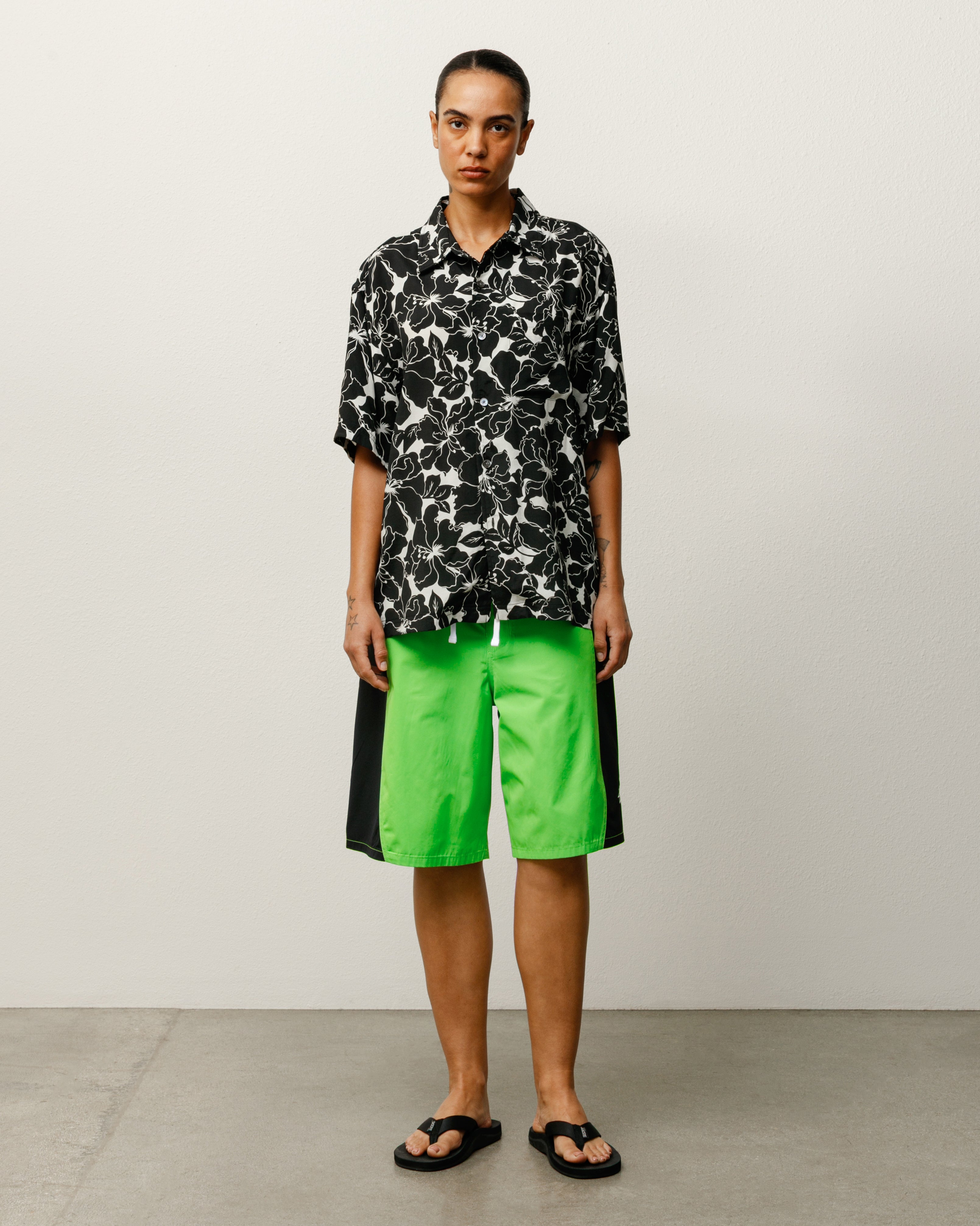 Floral Hawaiian Shirt – Black | Tops & Shirts | Stüssy