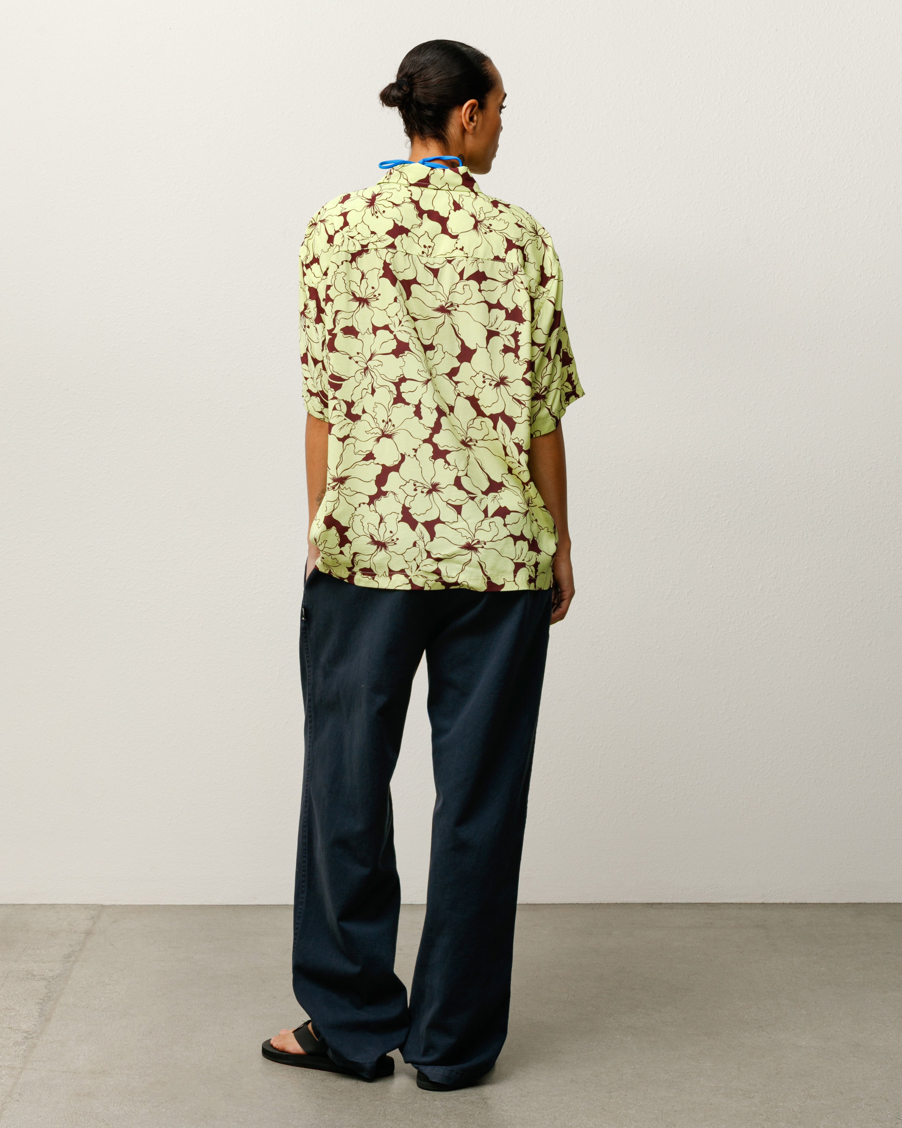 STUSSY 90S USA製 フラワーストライプシャツ M Floral Hawaiian Shirt – Lime | Tops & Shirts | Stüssy