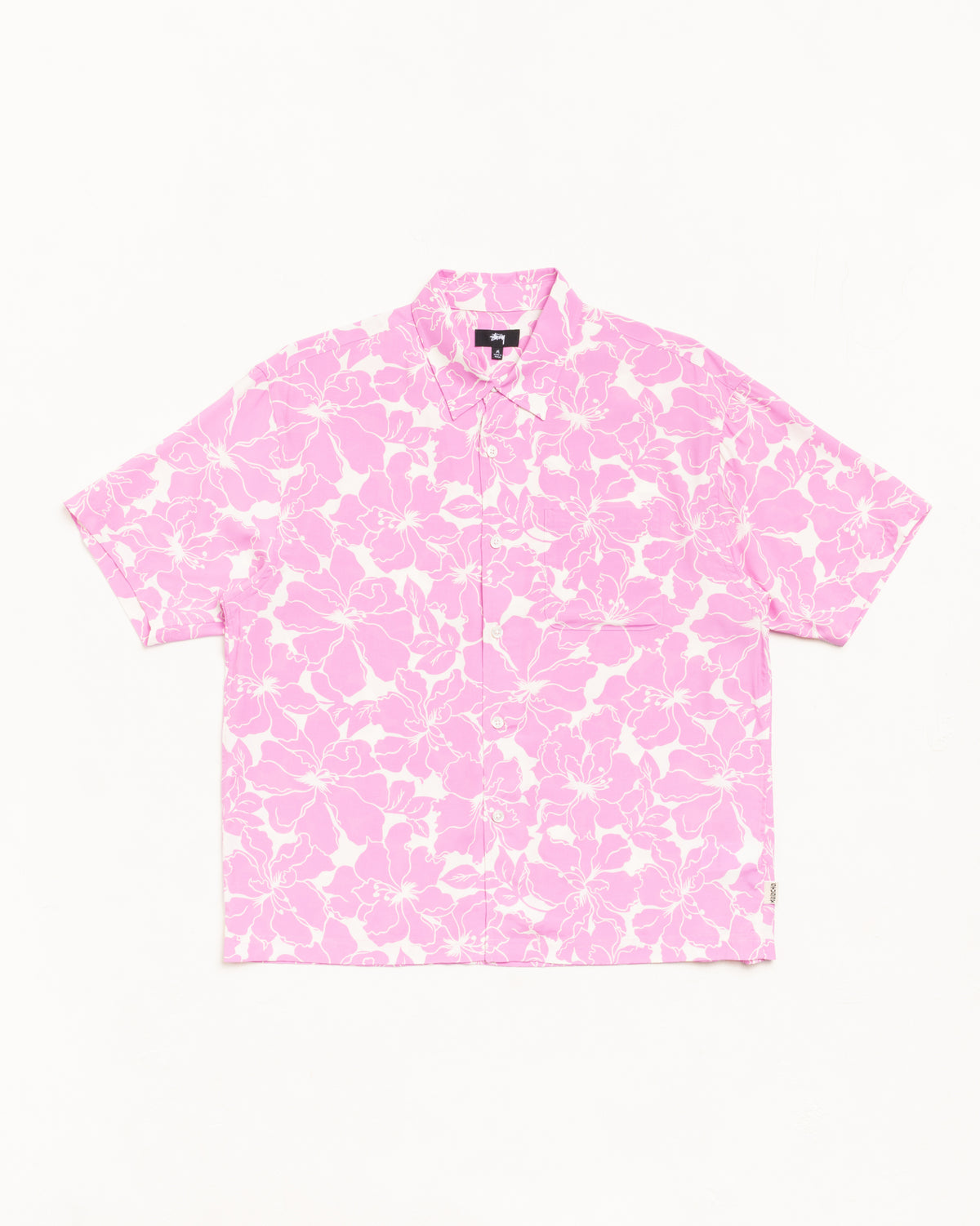 Floral Hawaiian Shirt – Pink | Tops & Shirts | Stüssy