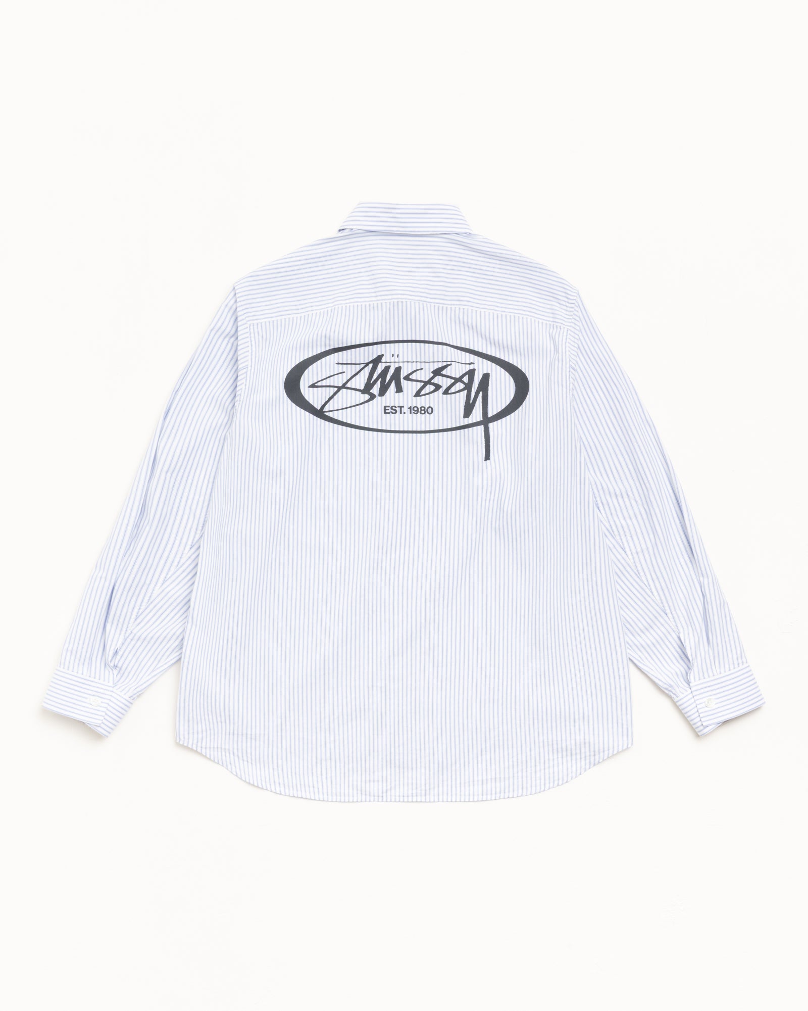 2/14まで掲載・最終値下げ Stussy STRIPE SHIRT Standard Logo Shirt – Blue Stripe | Tops & Shirts | Stüssy