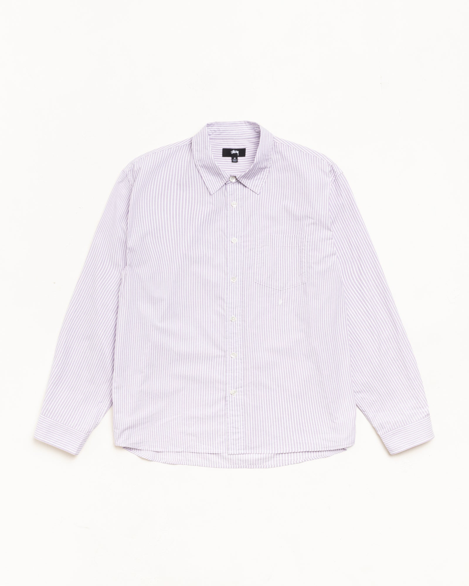 Standard LS Shirt in Purple Stripe