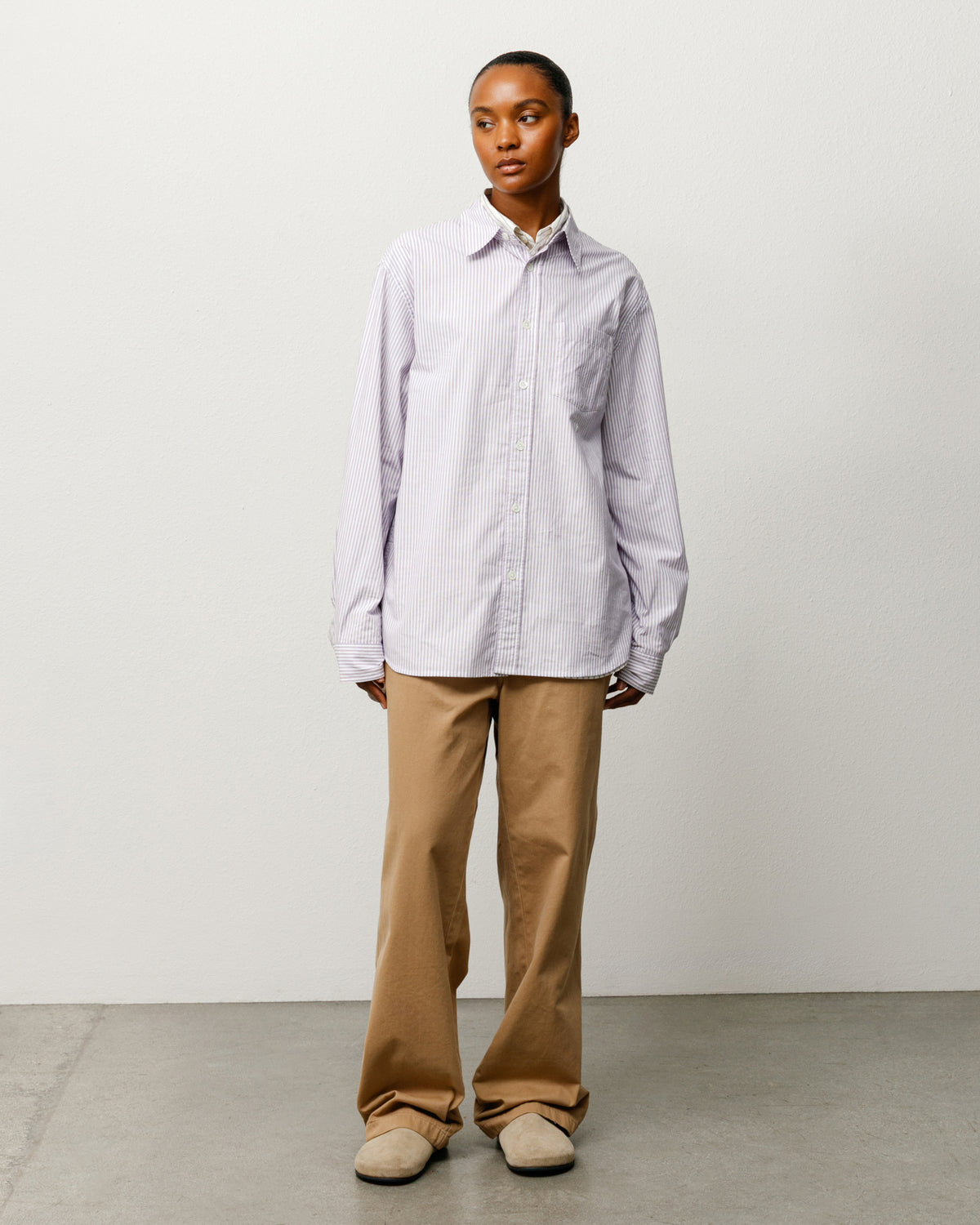 Standard Shirt – Purple Stripe | Tops & Shirts | Stüssy