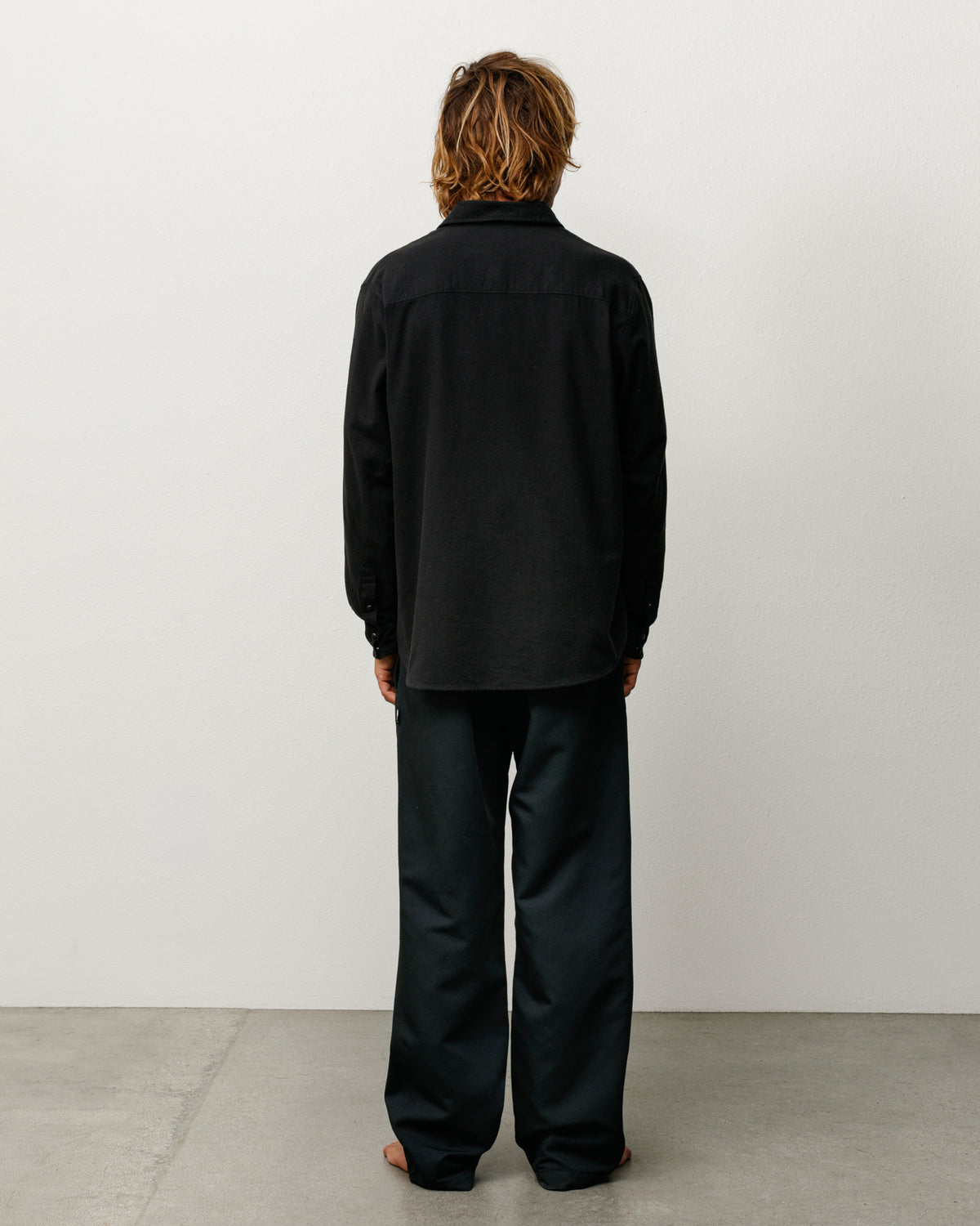 Cotton Silk Western Shirt – Black | Tops & Shirts | Stüssy