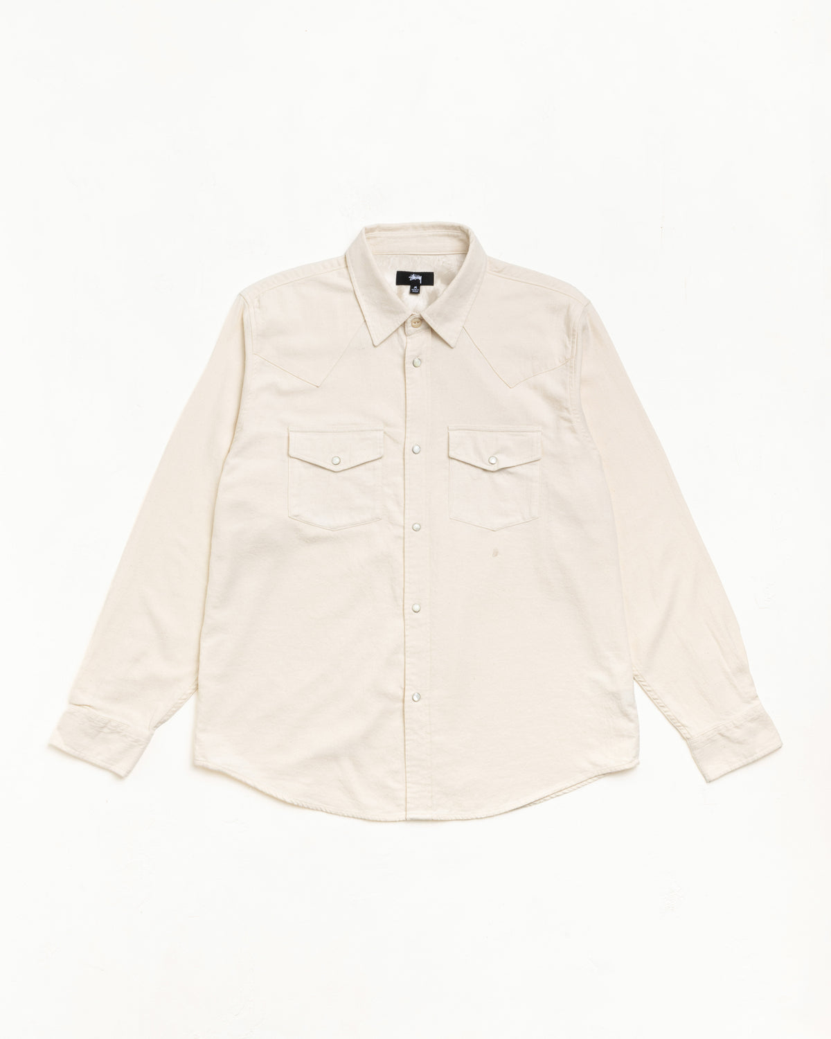 Cotton Silk Western Shirt – Off White | Tops & Shirts | Stüssy