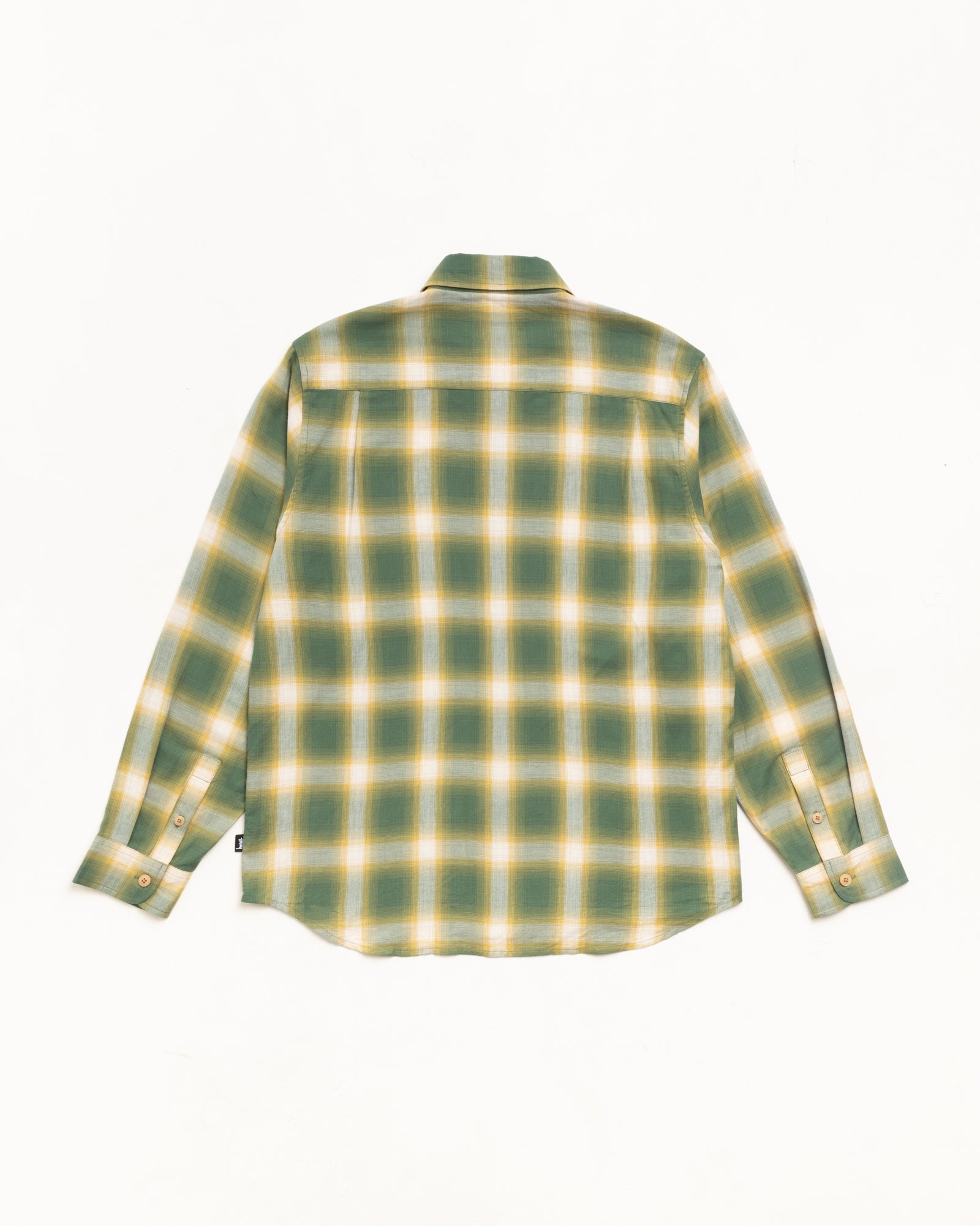 Beach Ombre Plaid Shirt in Green