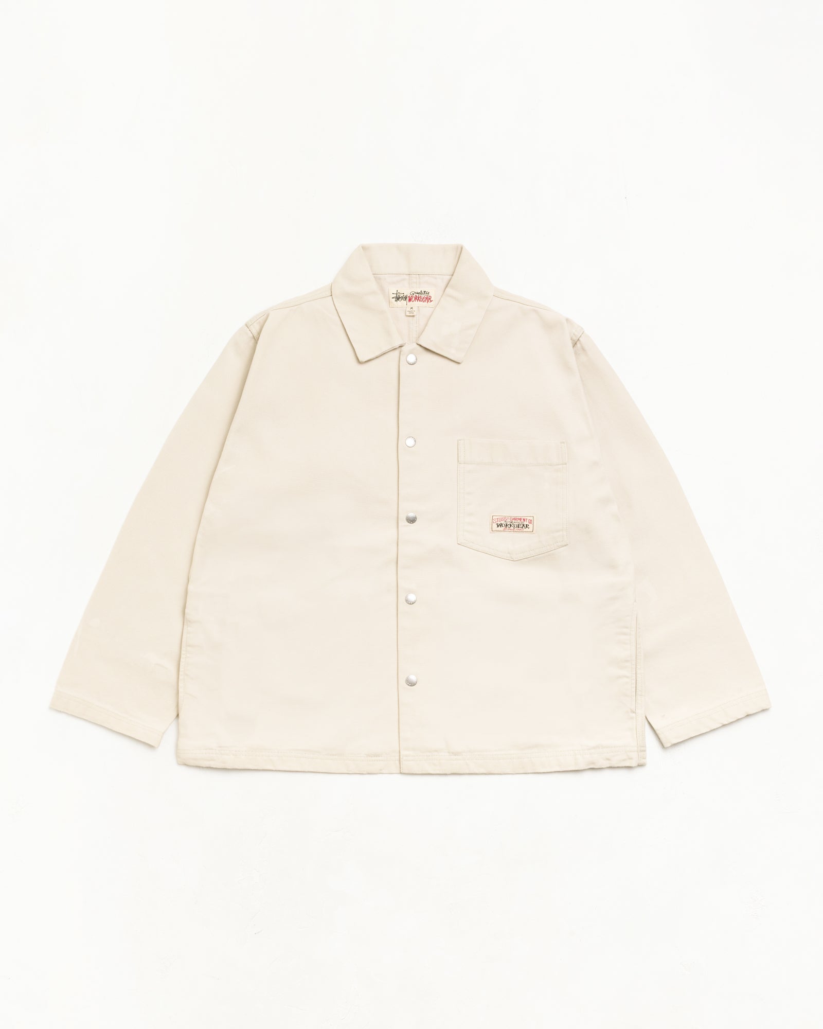 Canvas Work Overshirt - Bone | Tops & Shirts | Stüssy