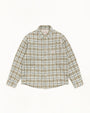 QUILTED PLAID SHIRT JACKET