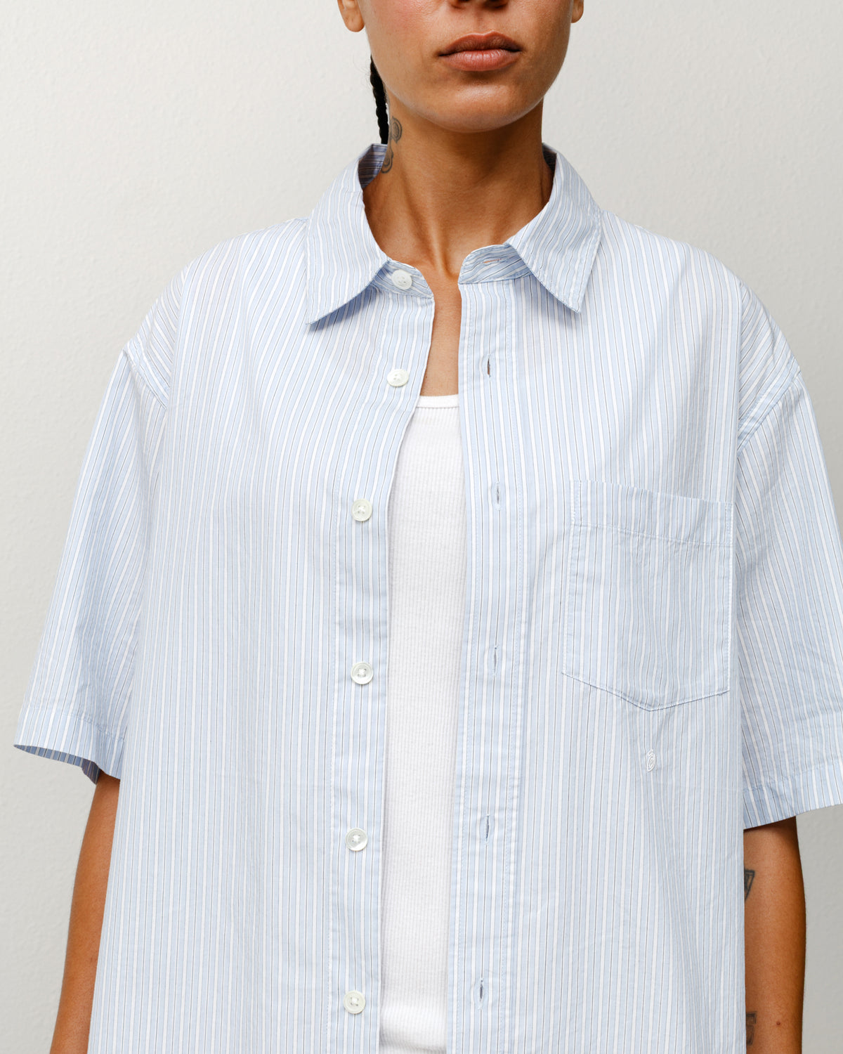 Standard Ss Shirt – Blue Stripe | Tops & Shirts | Stüssy