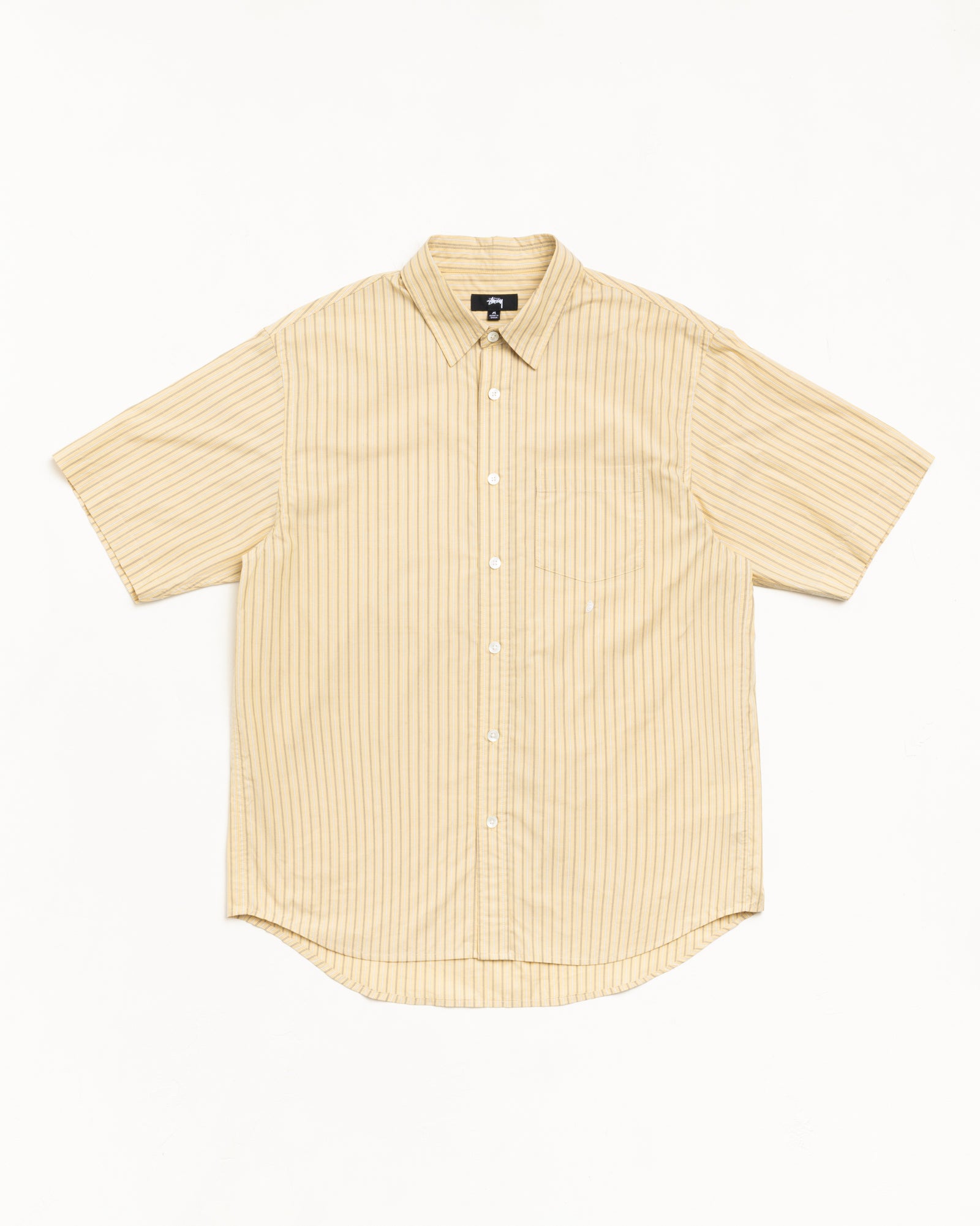 Standard Ss Shirt Unisex Short Sleeve In Yellow Stripe