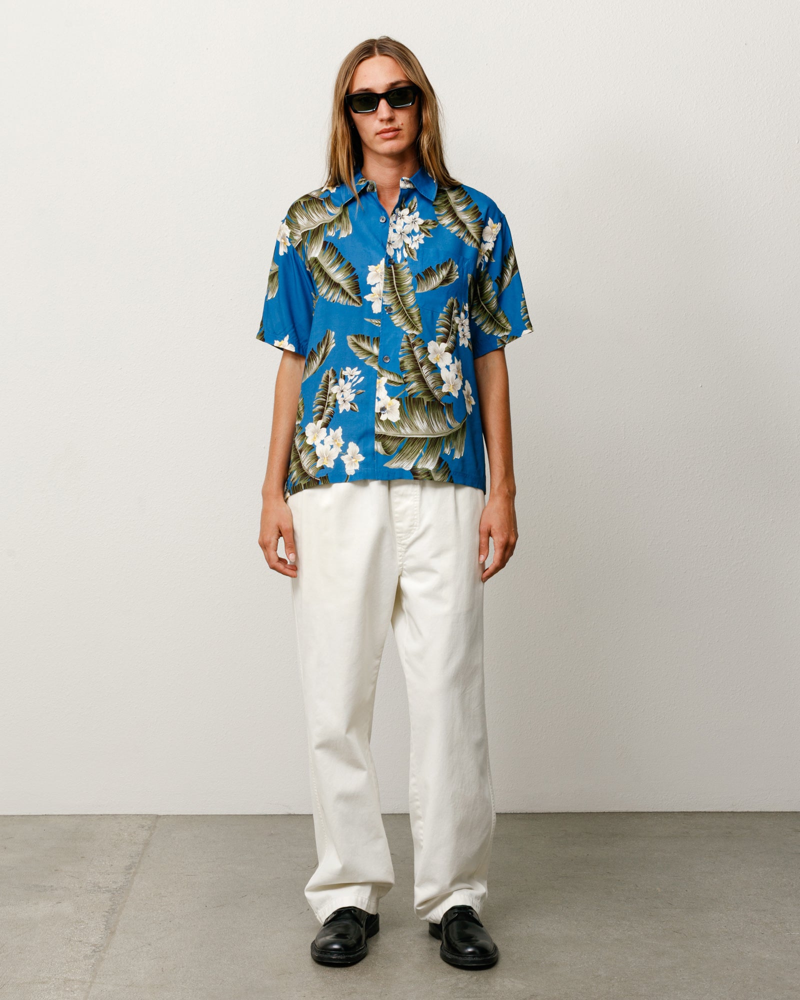 Hawaiian Floral Ss Shirt – Blue | Tops & Shirts | Stüssy