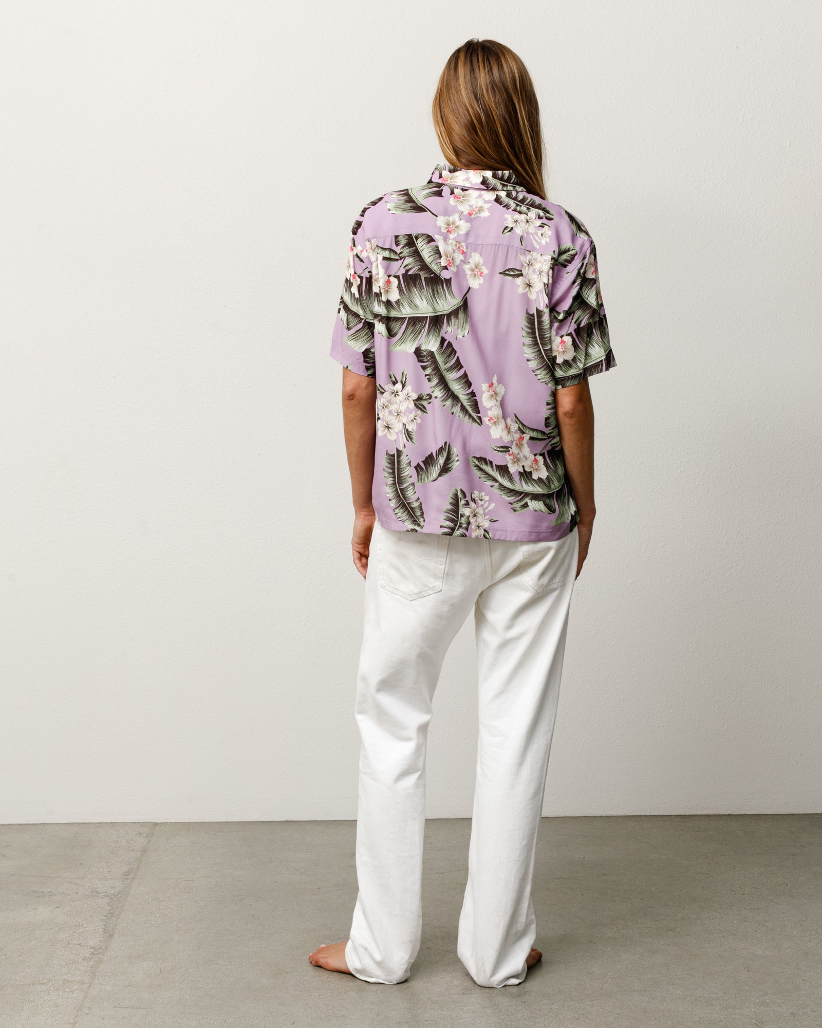 Hawaiian Floral Ss Shirt – Lavender | Tops & Shirts | Stüssy