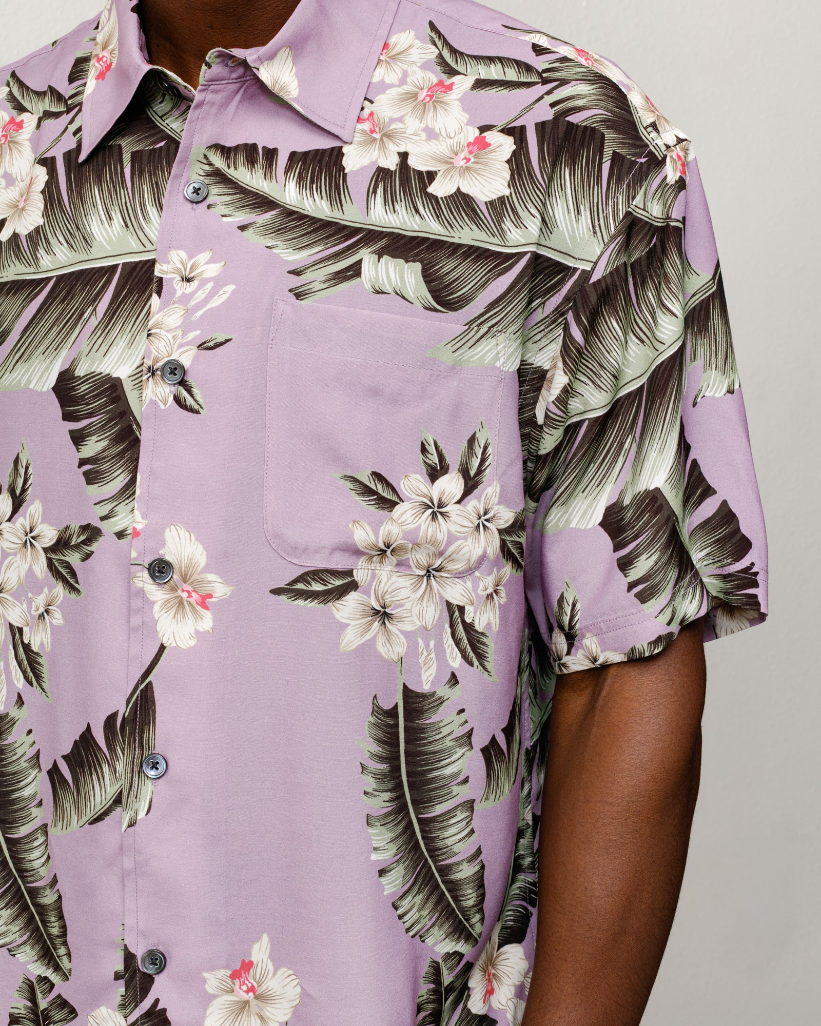 トップス Stussy HAWAIIAN FLORAL SS SHIRT Hawaiian Floral Ss Shirt – Lavender | Tops & Shirts | Stüssy