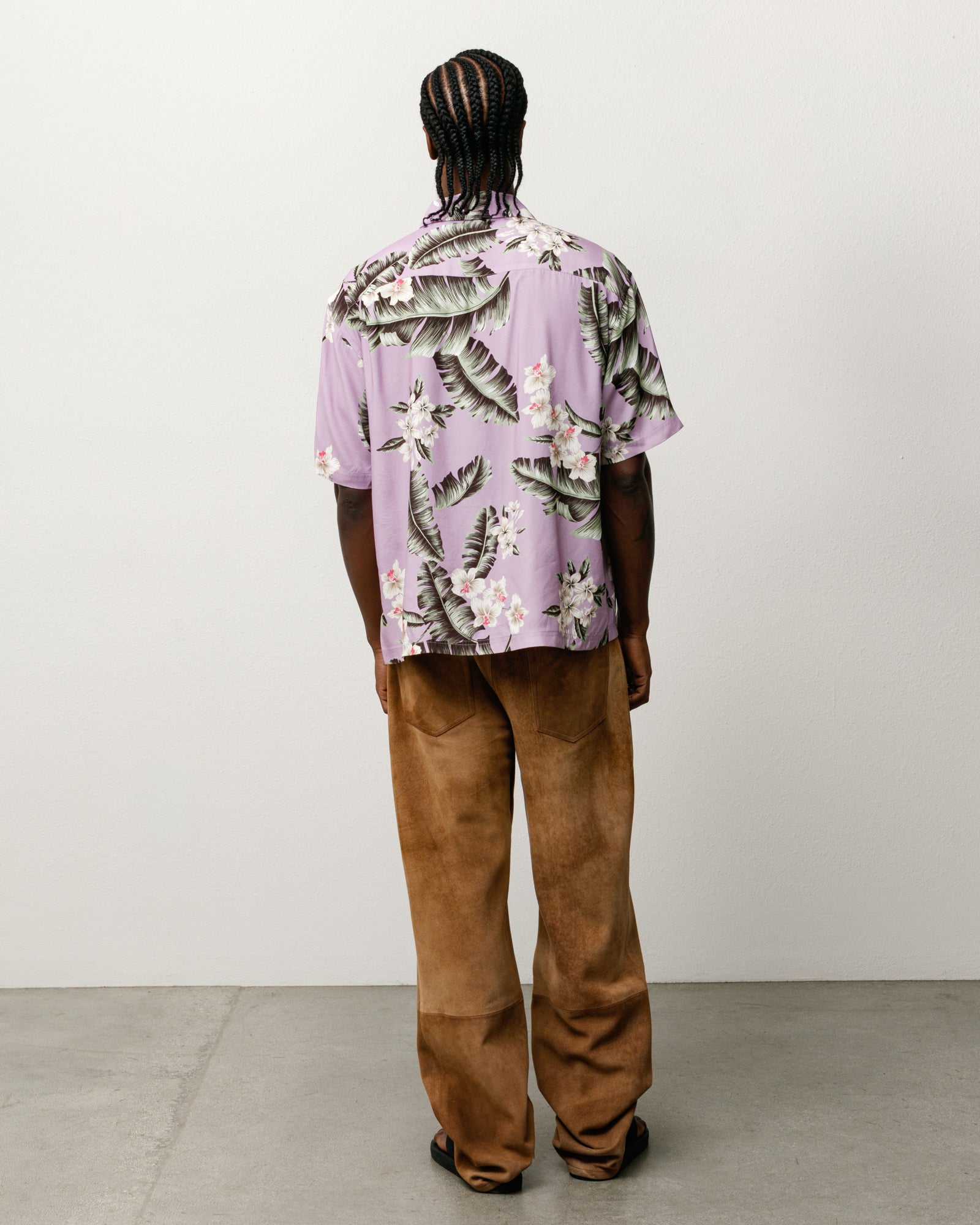 トップス Stussy HAWAIIAN FLORAL SS SHIRT Hawaiian Floral Ss Shirt – Lavender | Tops & Shirts | Stüssy