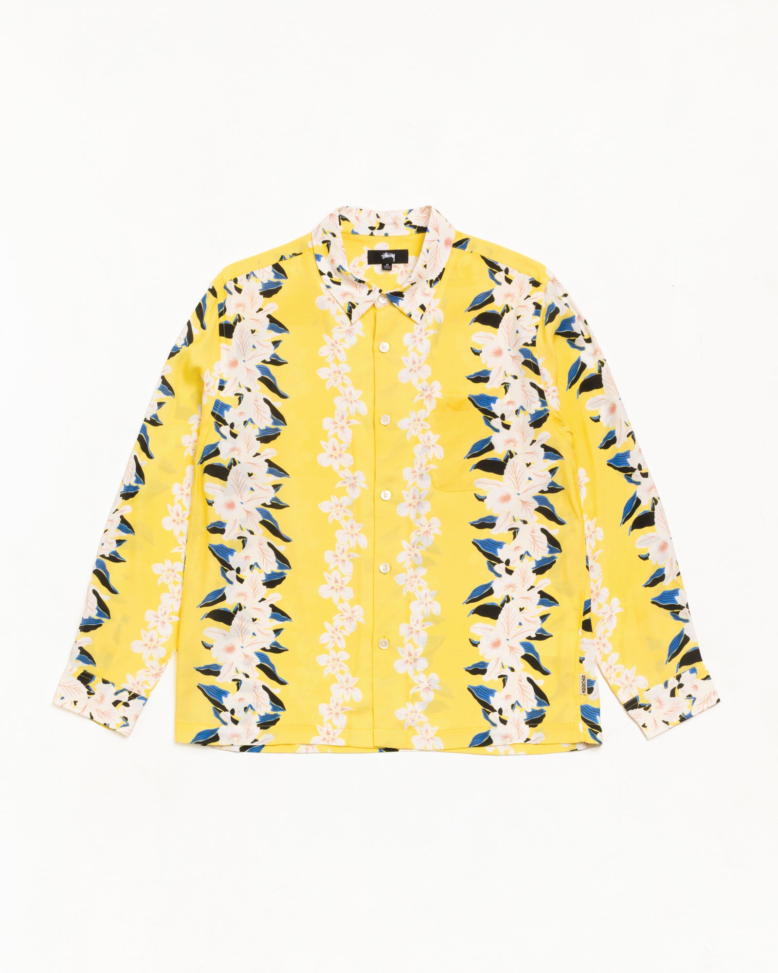 Hawaiian Floral Shirt - Yellow | Tops & Shirts | Stüssy