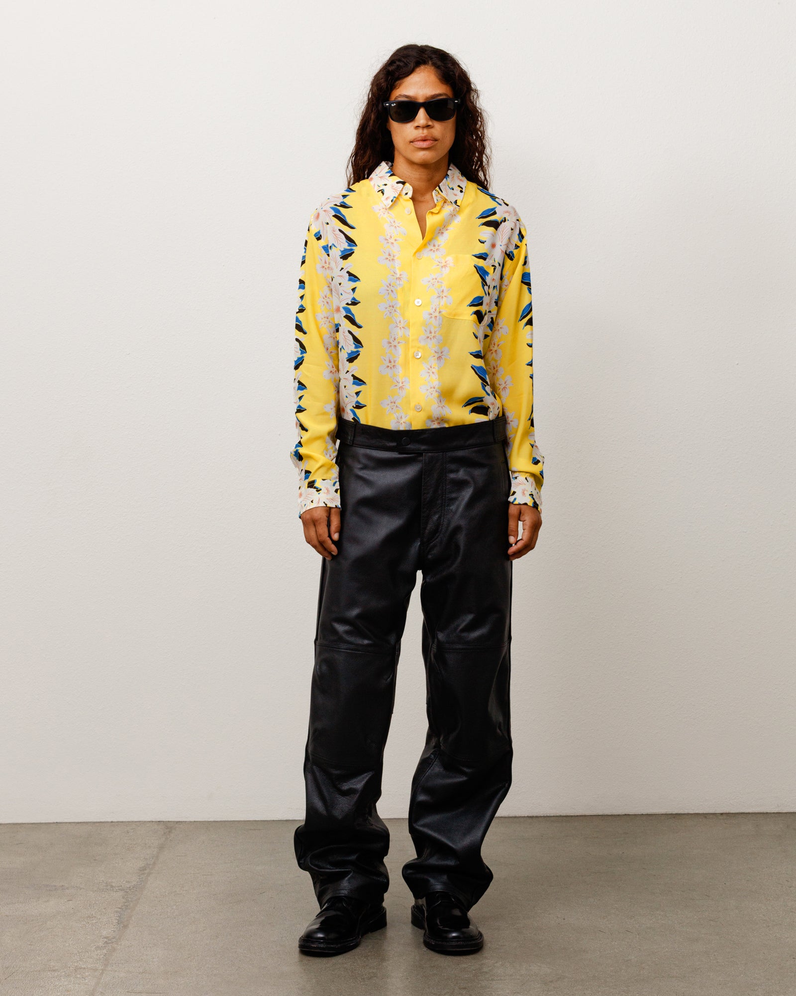Hawaiian Floral Shirt - Yellow | Tops & Shirts | Stüssy