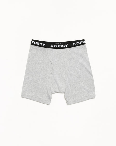 Stussy Boxer Briefs- 3 Pack Accessories Regular In Grey Heather