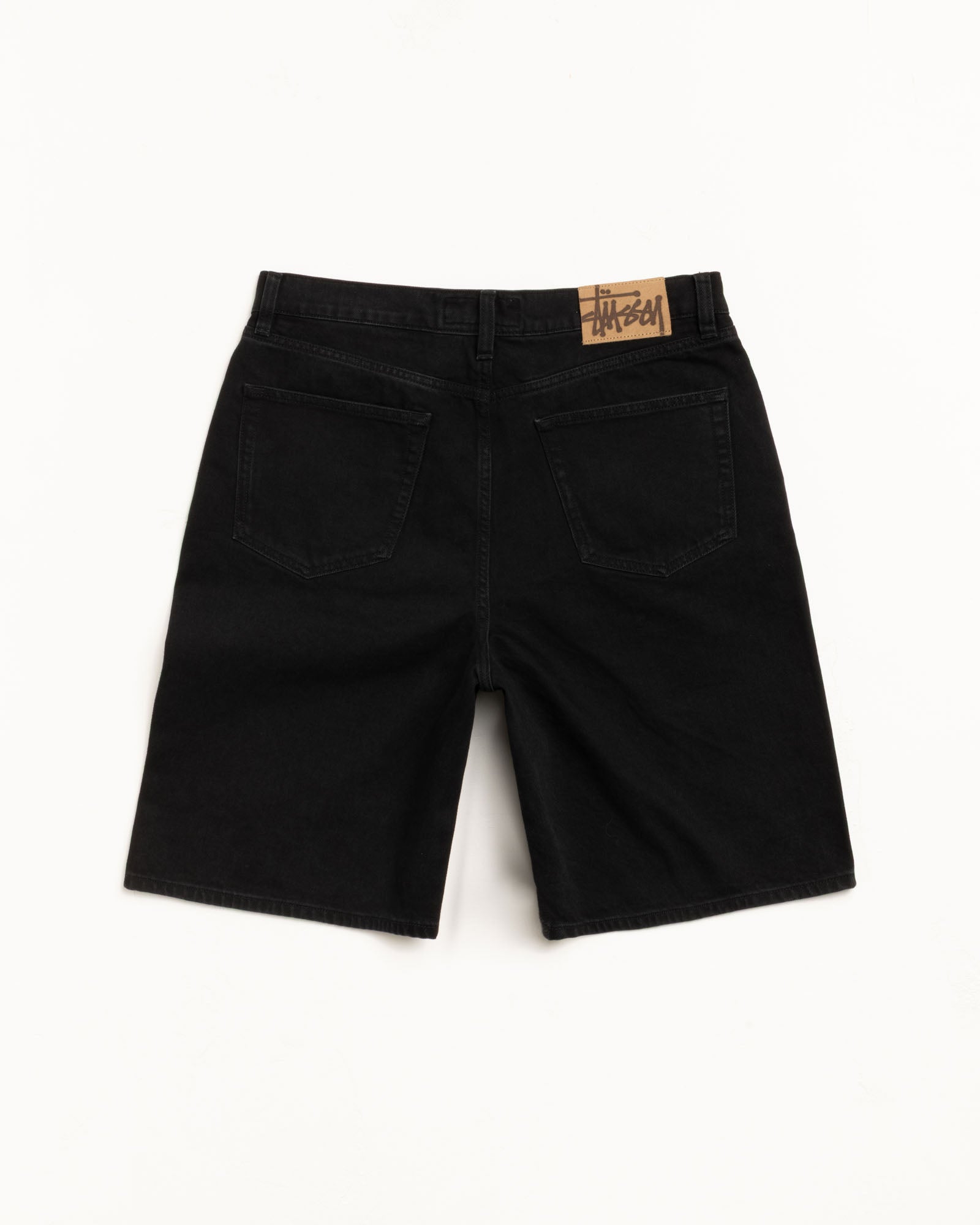 Big Ol' Short Washed Canvas – Black | Shorts | Stüssy