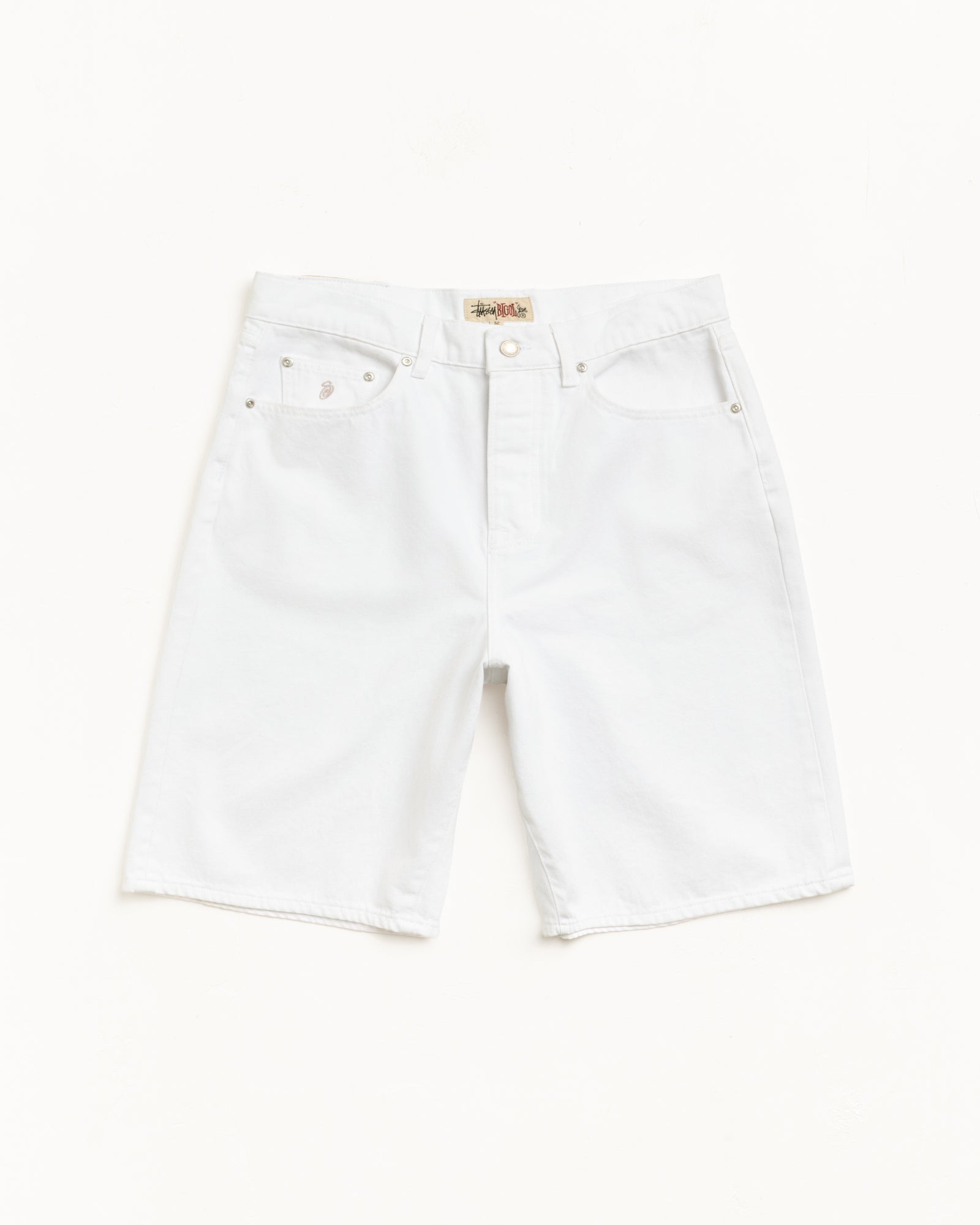 Big Ol' Short Denim – White | Pants | Stüssy