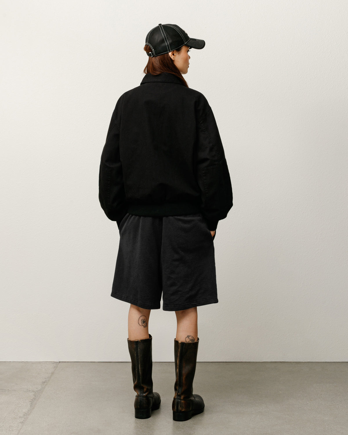 Double Layer Jersey Short – Black | Shorts | Stüssy