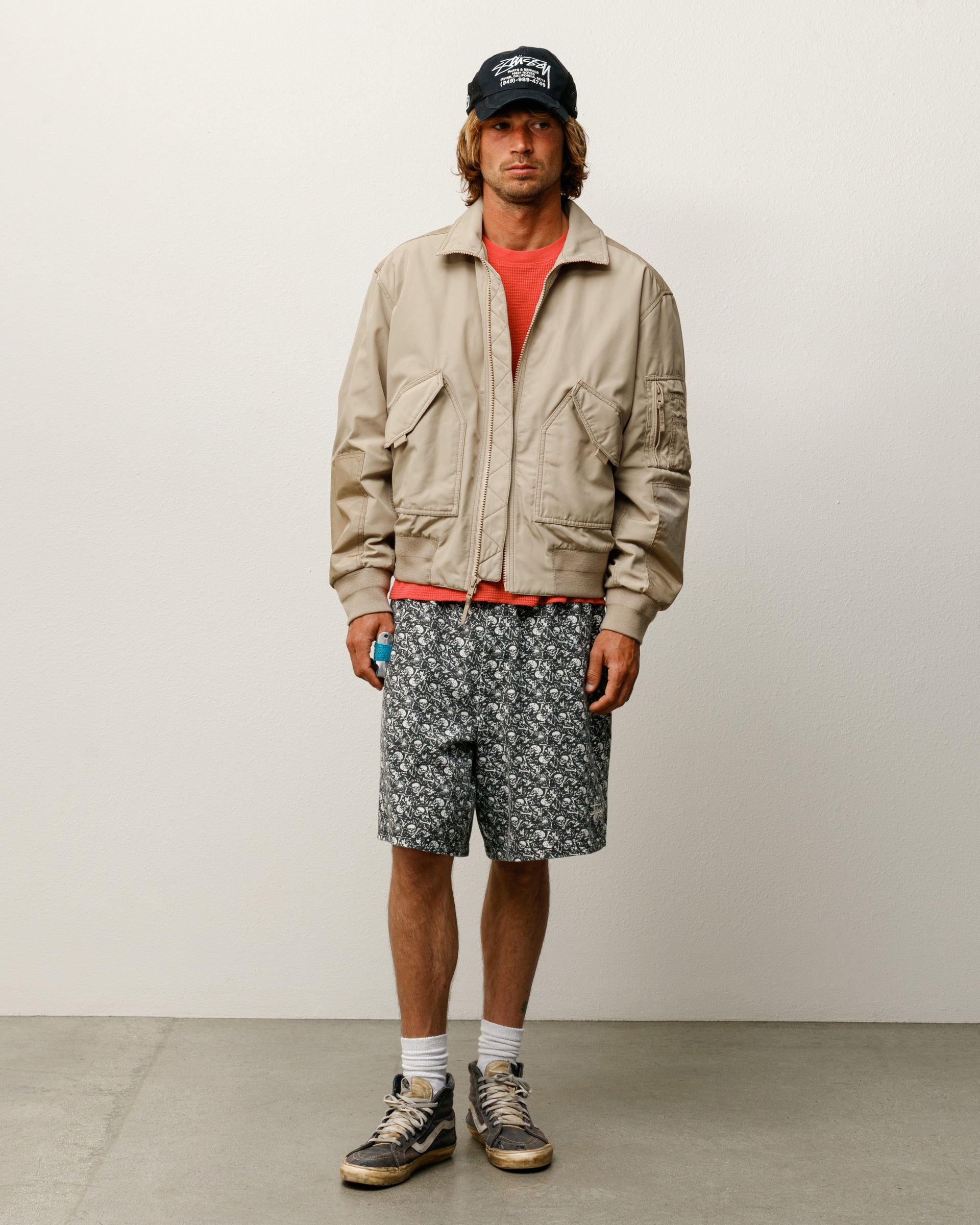 Jersey Short Mens Regular In Bones