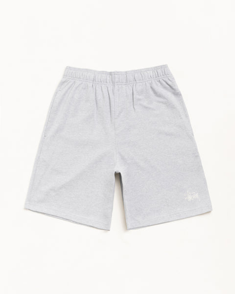 Jersey Short Mens Regular In Grey Heather