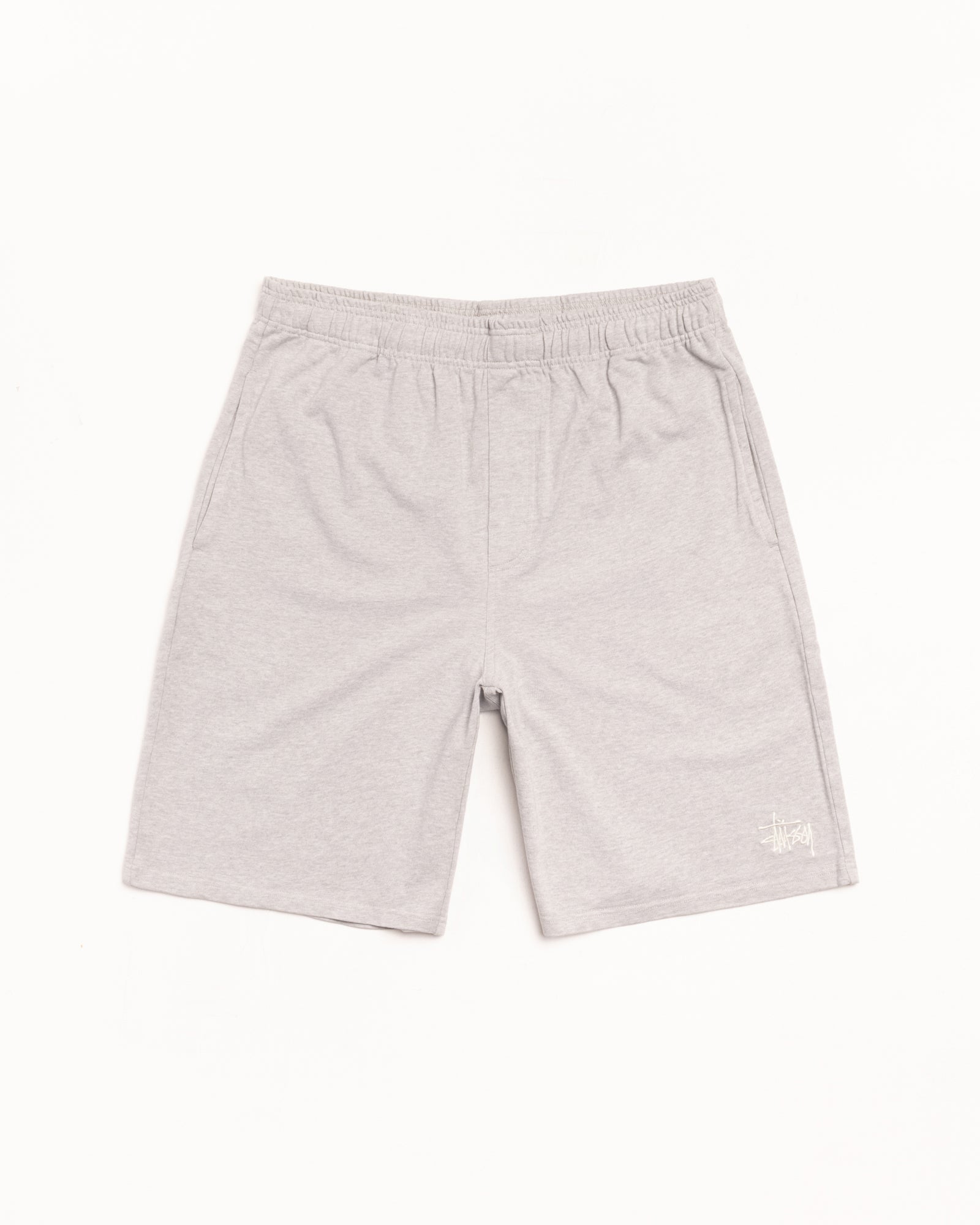 Jersey Short Mens Regular In Grey Heather