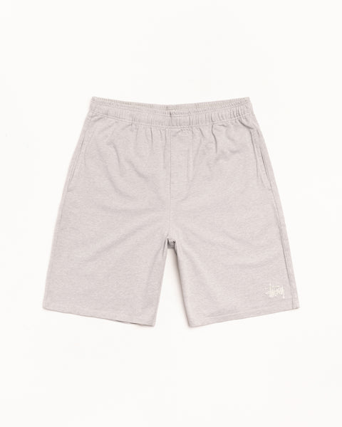 Jersey Short Mens Regular In Grey Heather