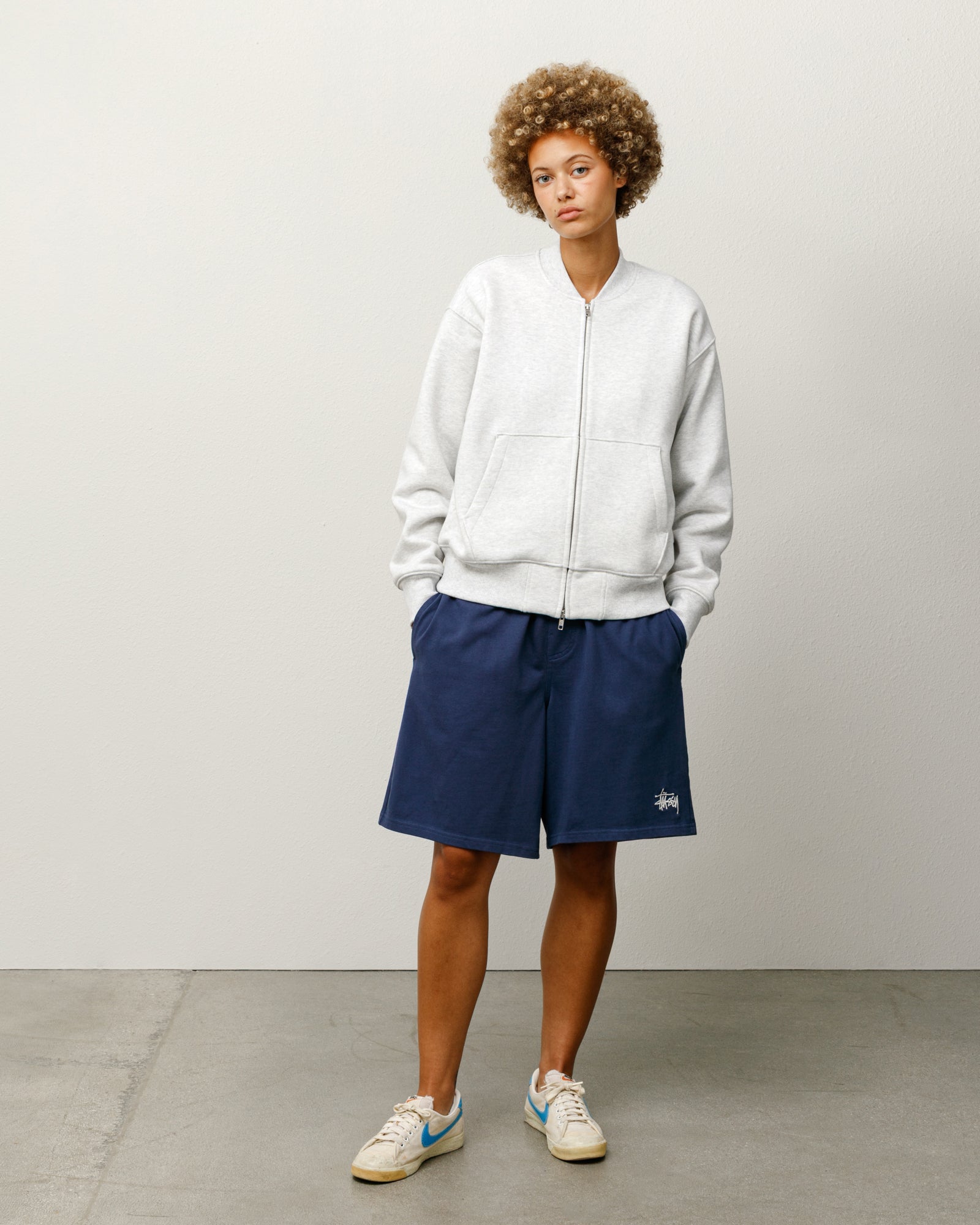 Jersey Short – Navy | Bottoms | Stüssy