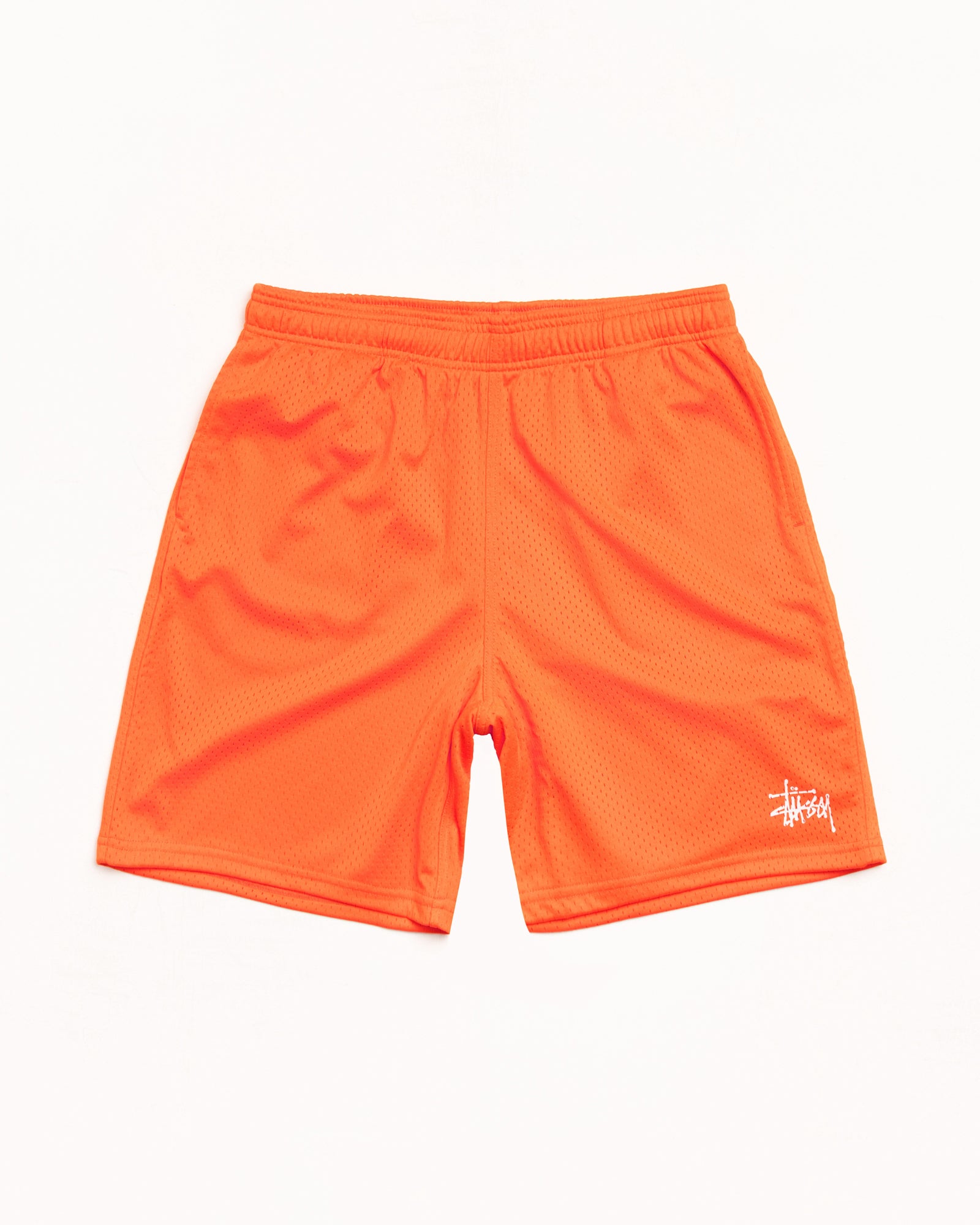 Mesh Short Basic Mens Regular In Orange