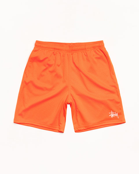 Mesh Short Basic Mens Regular In Orange