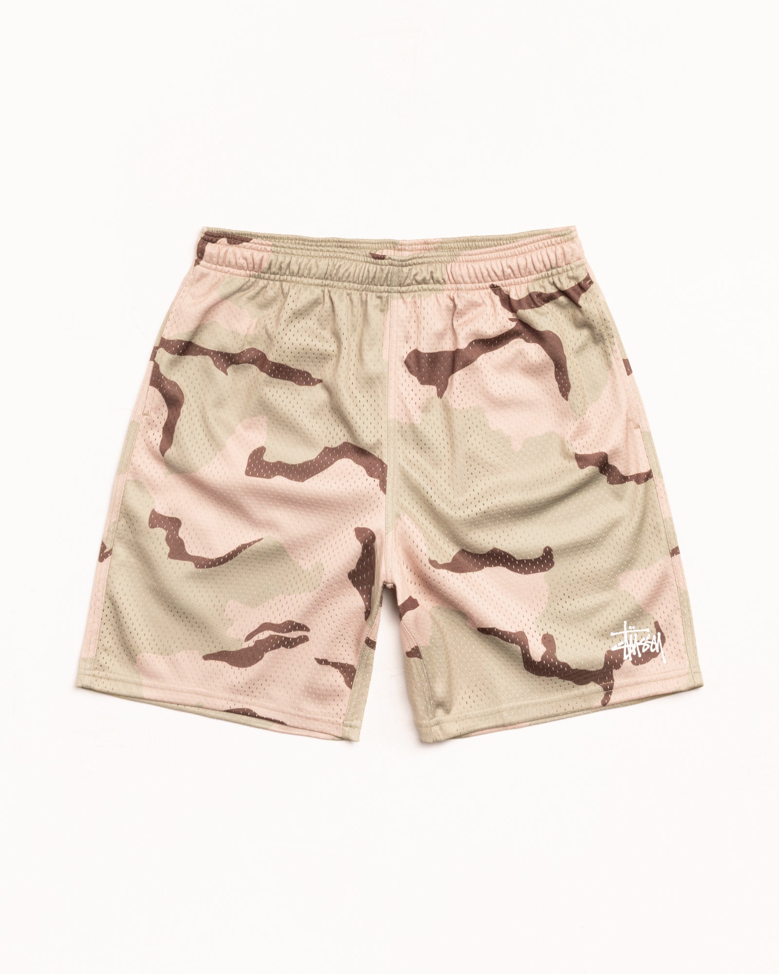 Basic Mesh Short – Sand Camo | Shorts | Stüssy