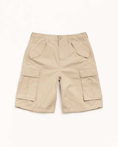 Cargo Short Ripstop Mens Regular In Khaki