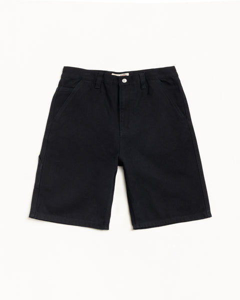 Work Short Canvas Mens Regular In Black