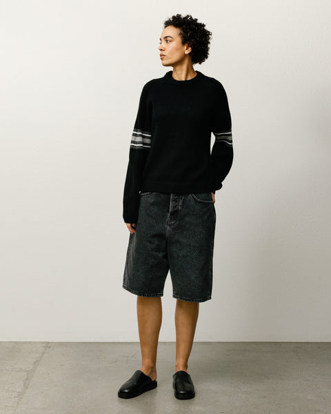 Big Ol Short Denim Mens Regular In Vintage Black