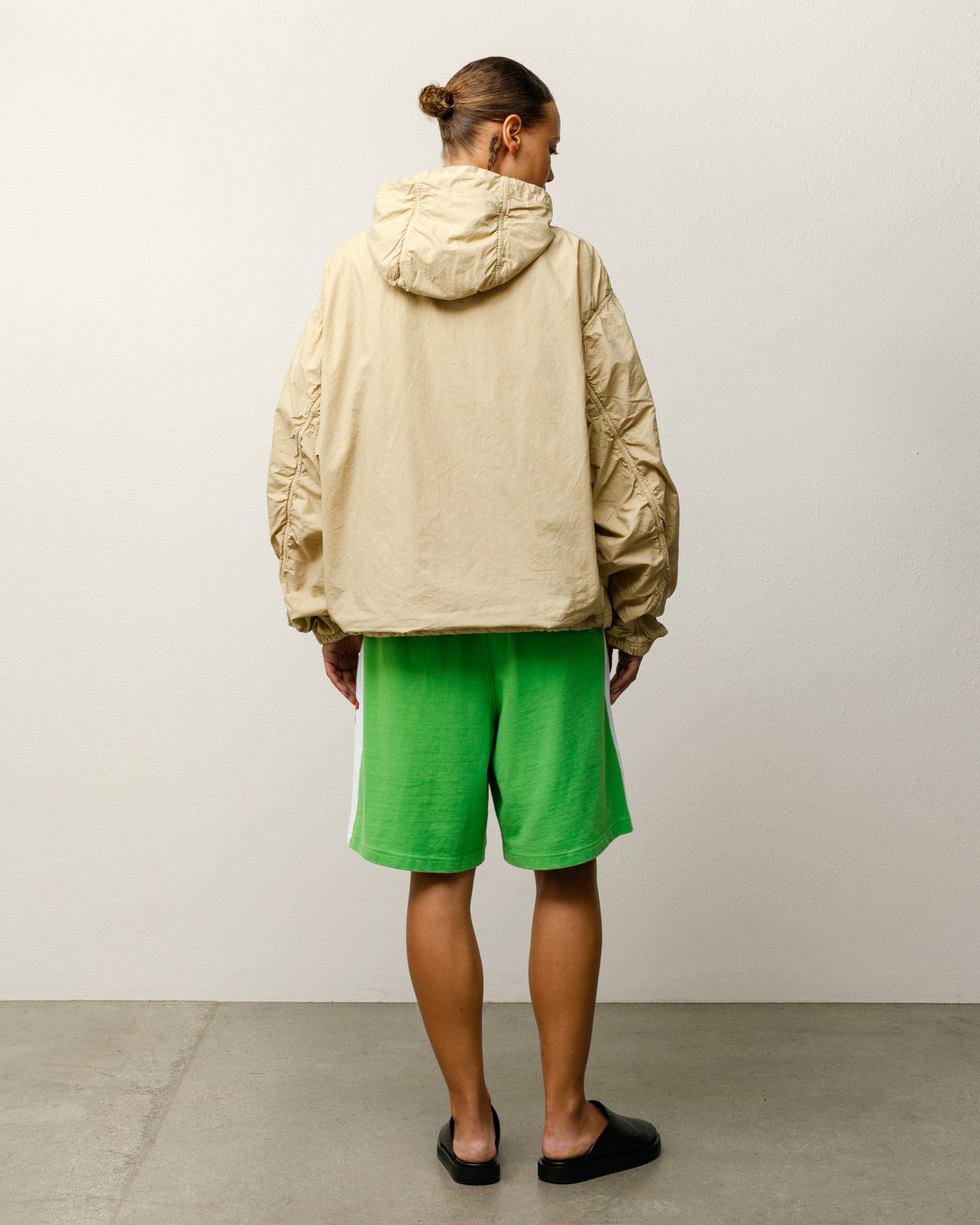 Stripe Jersey Short Mens Regular In Kiwi