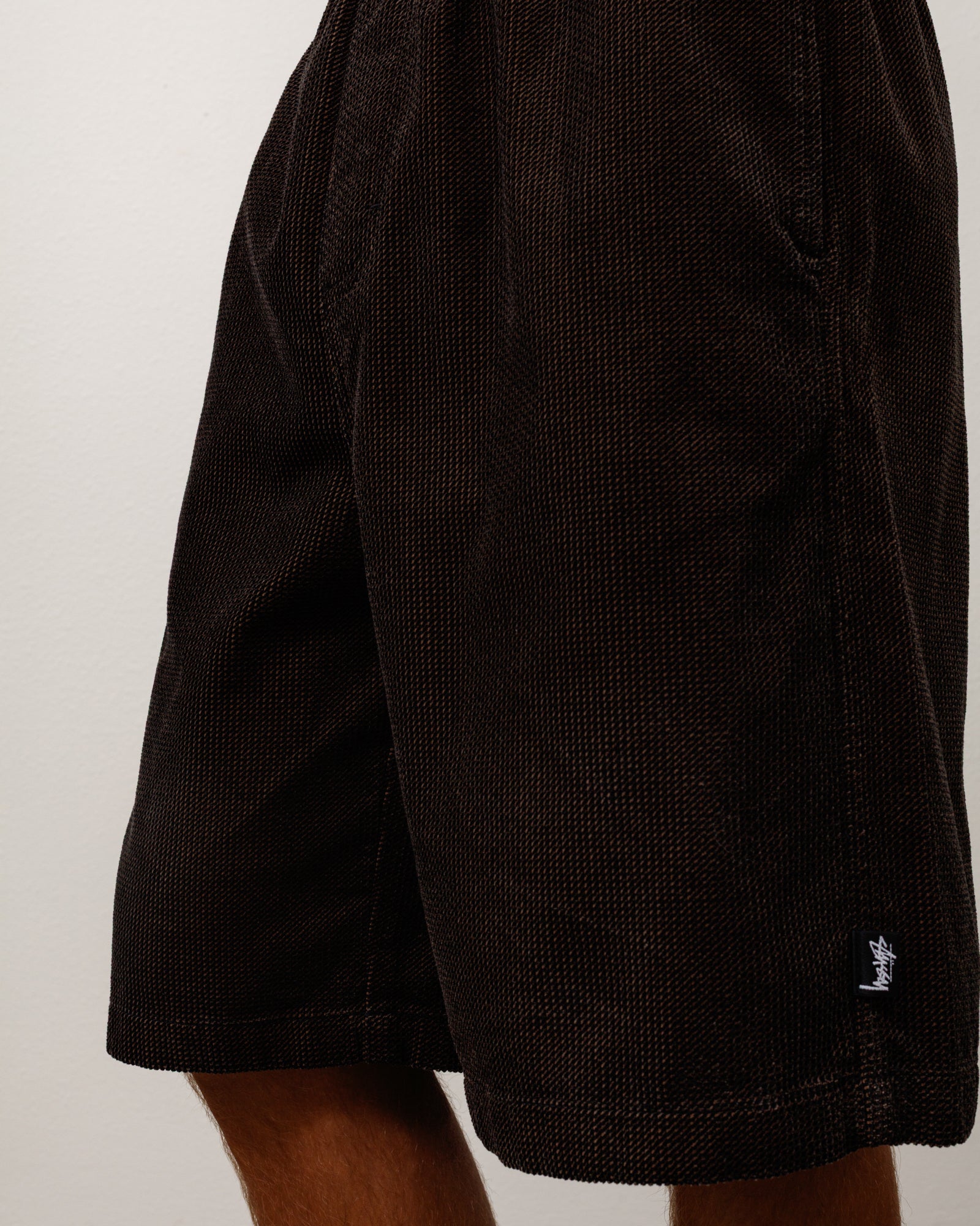 Baggy Twill Cord Beach Short - Black | Shorts & Trunks | Stüssy