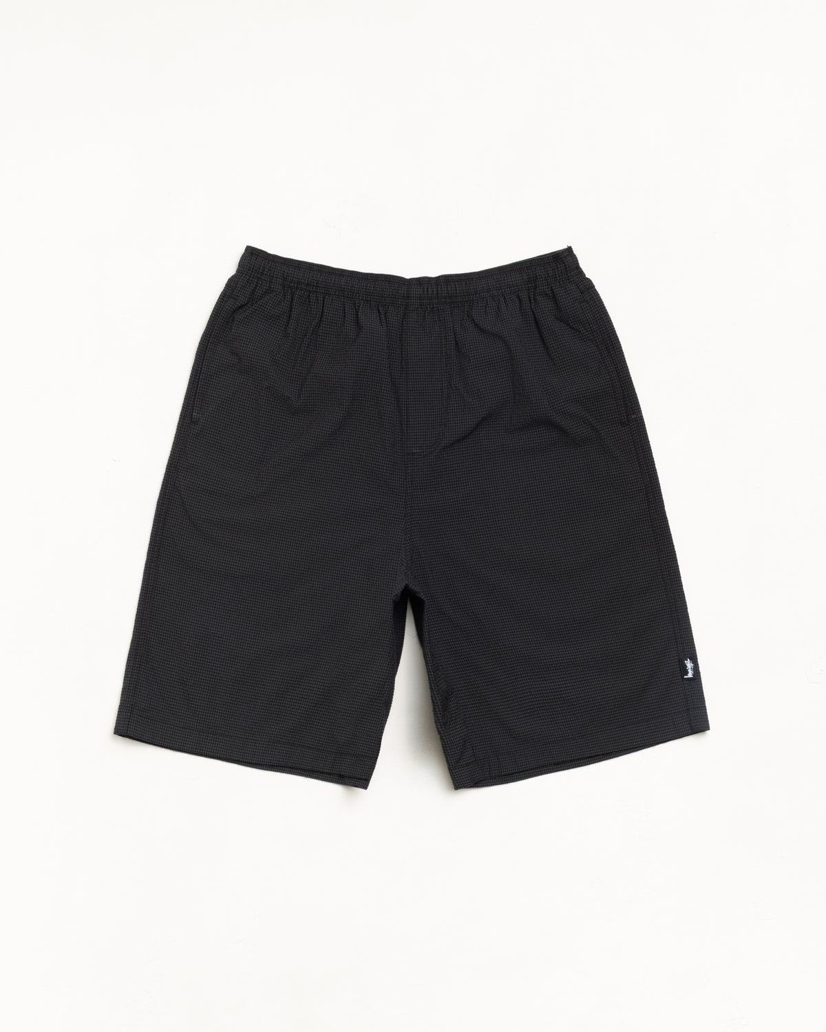 Baggy Seersucker Beach Short – Black | Shorts & Trunks | Stüssy