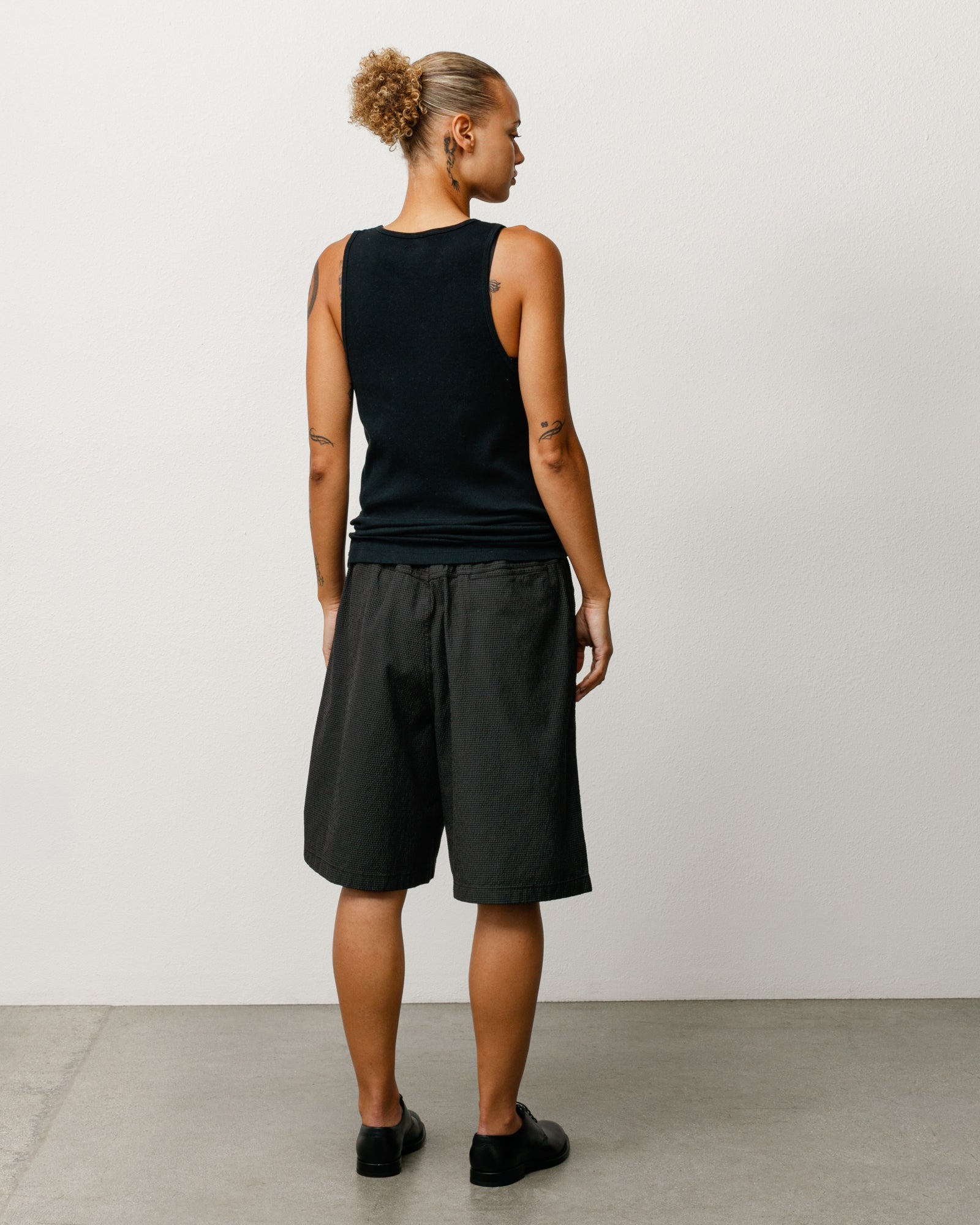 Baggy Seersucker Beach Short – Black | Shorts & Trunks | Stüssy
