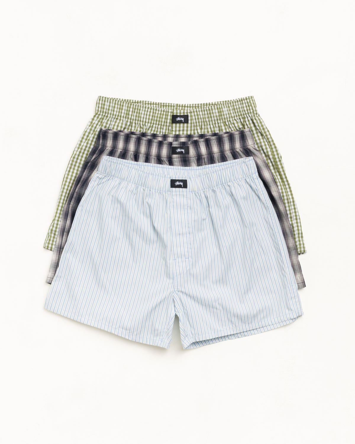 Stussy Boxer Short- 3 Pack Mens In Multi