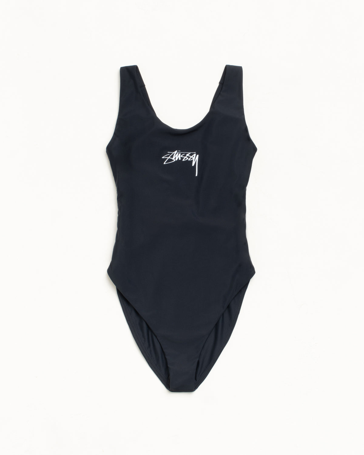 Surf Stock One Piece Swimsuit – Black | Swimwear | Stüssy