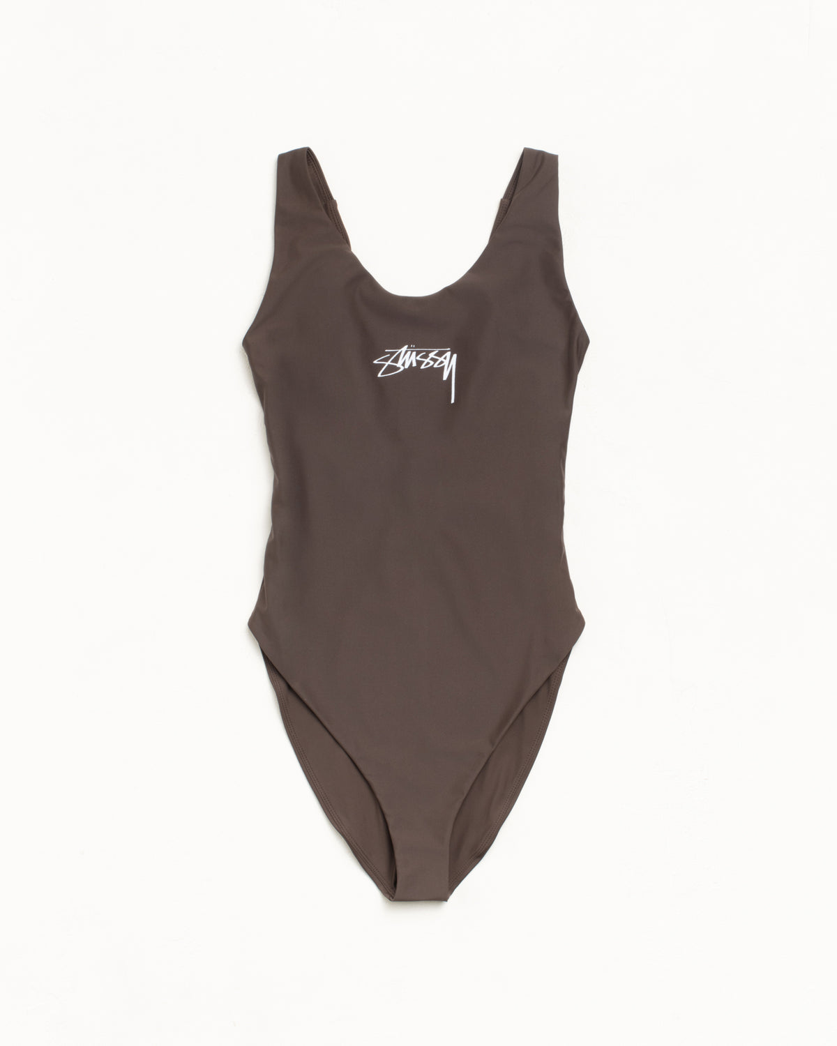 Surf Stock One Piece Swimsuit – Brown | Swimwear | Stüssy